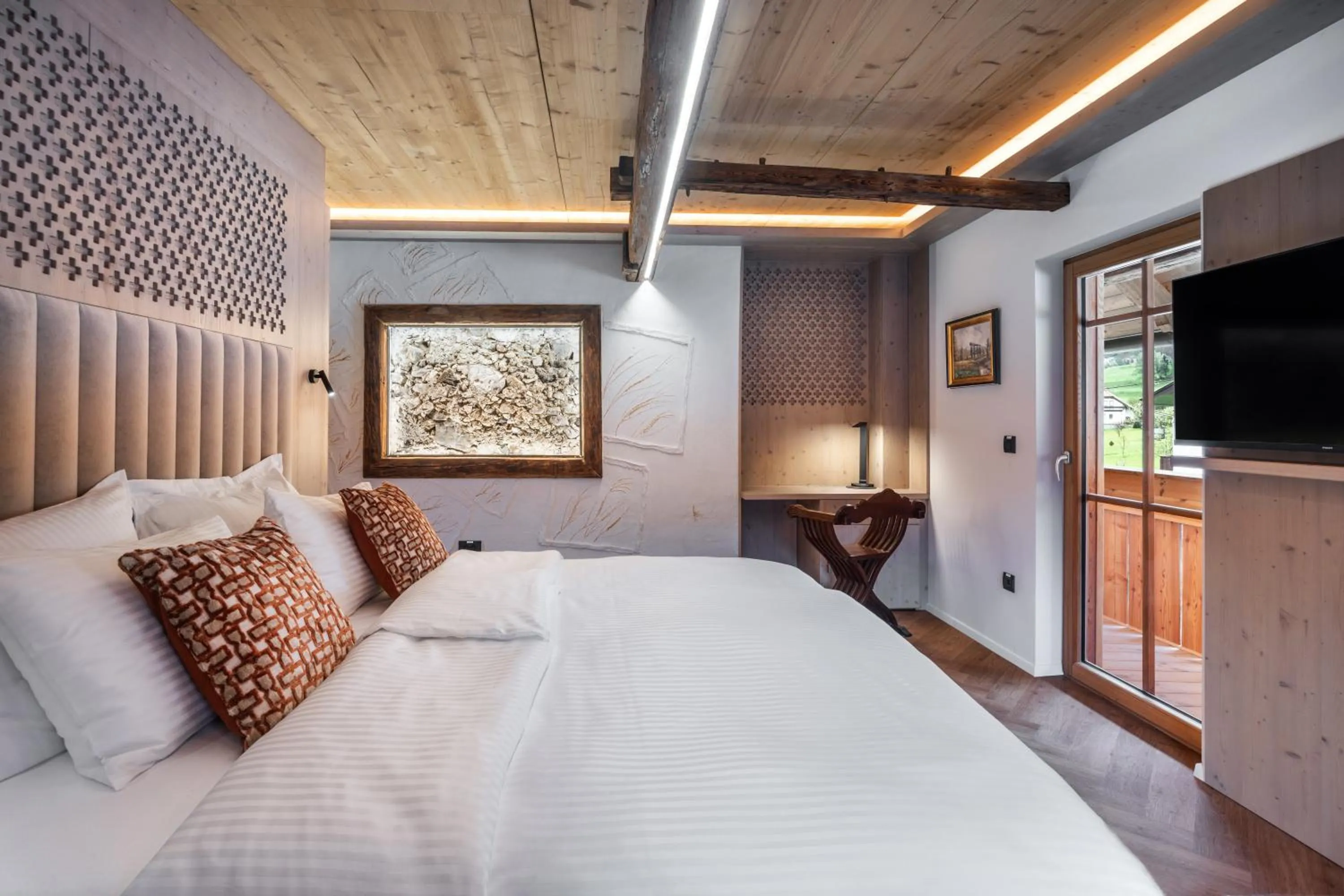 Bed in Hotel Julian Alps