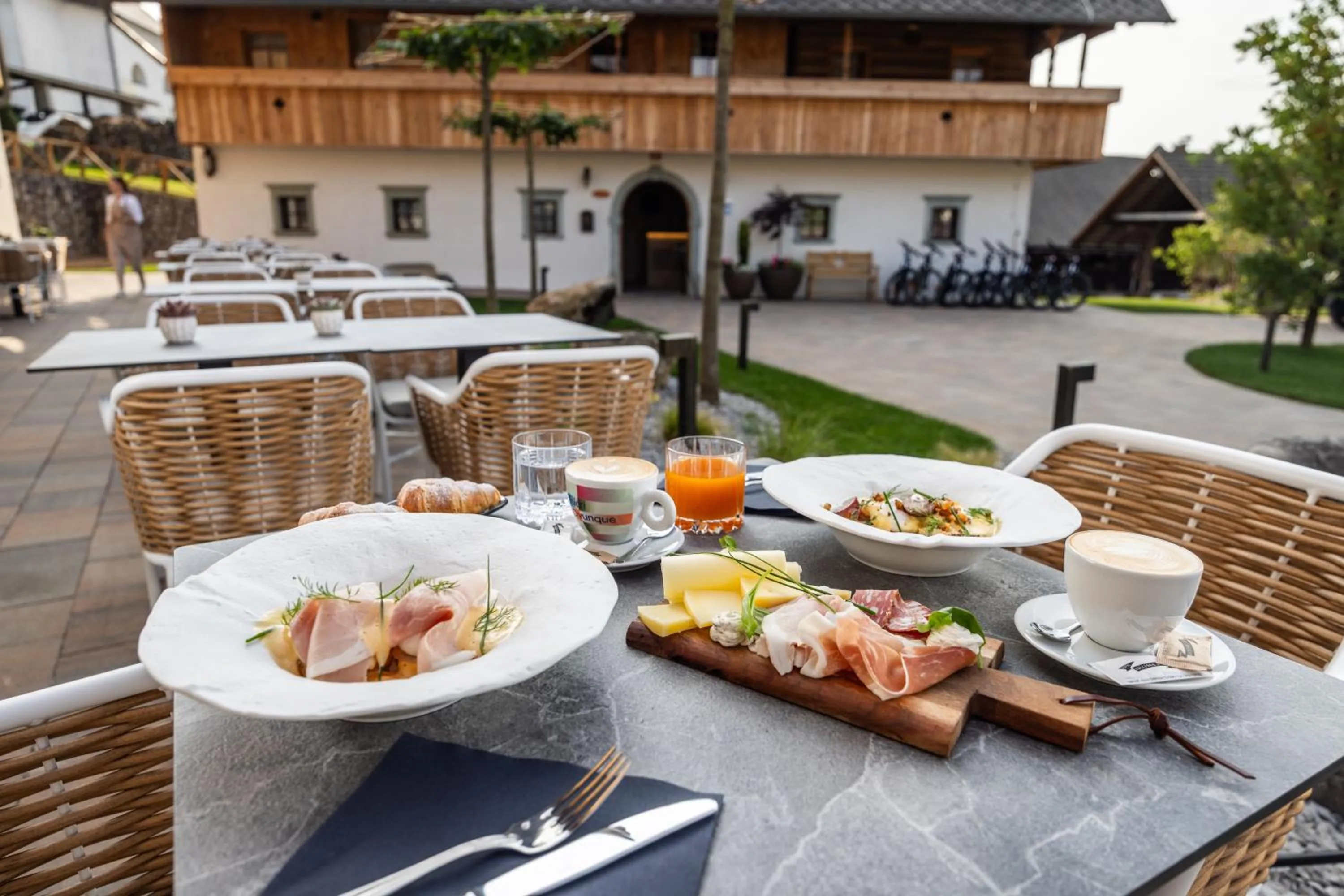 Seating area in Hotel Julian Alps