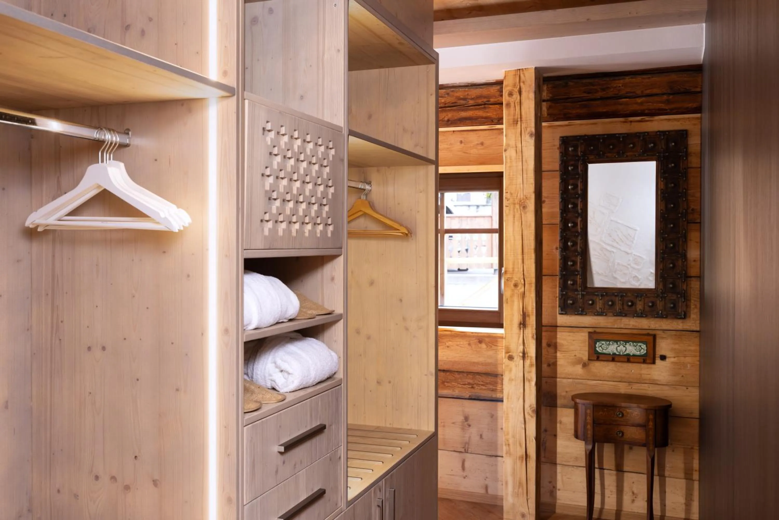 wardrobe in Hotel Julian Alps
