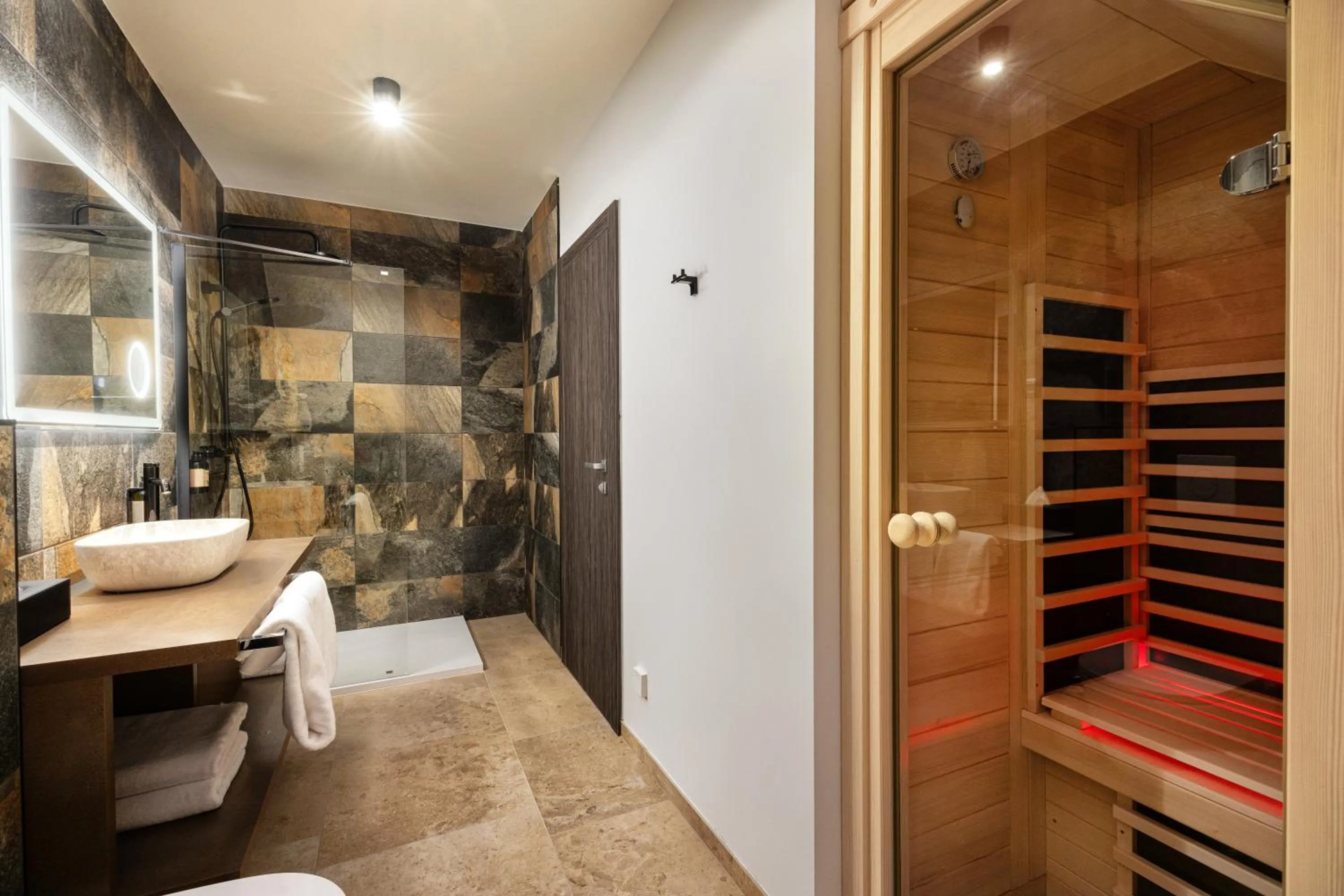 Sauna in Hotel Julian Alps