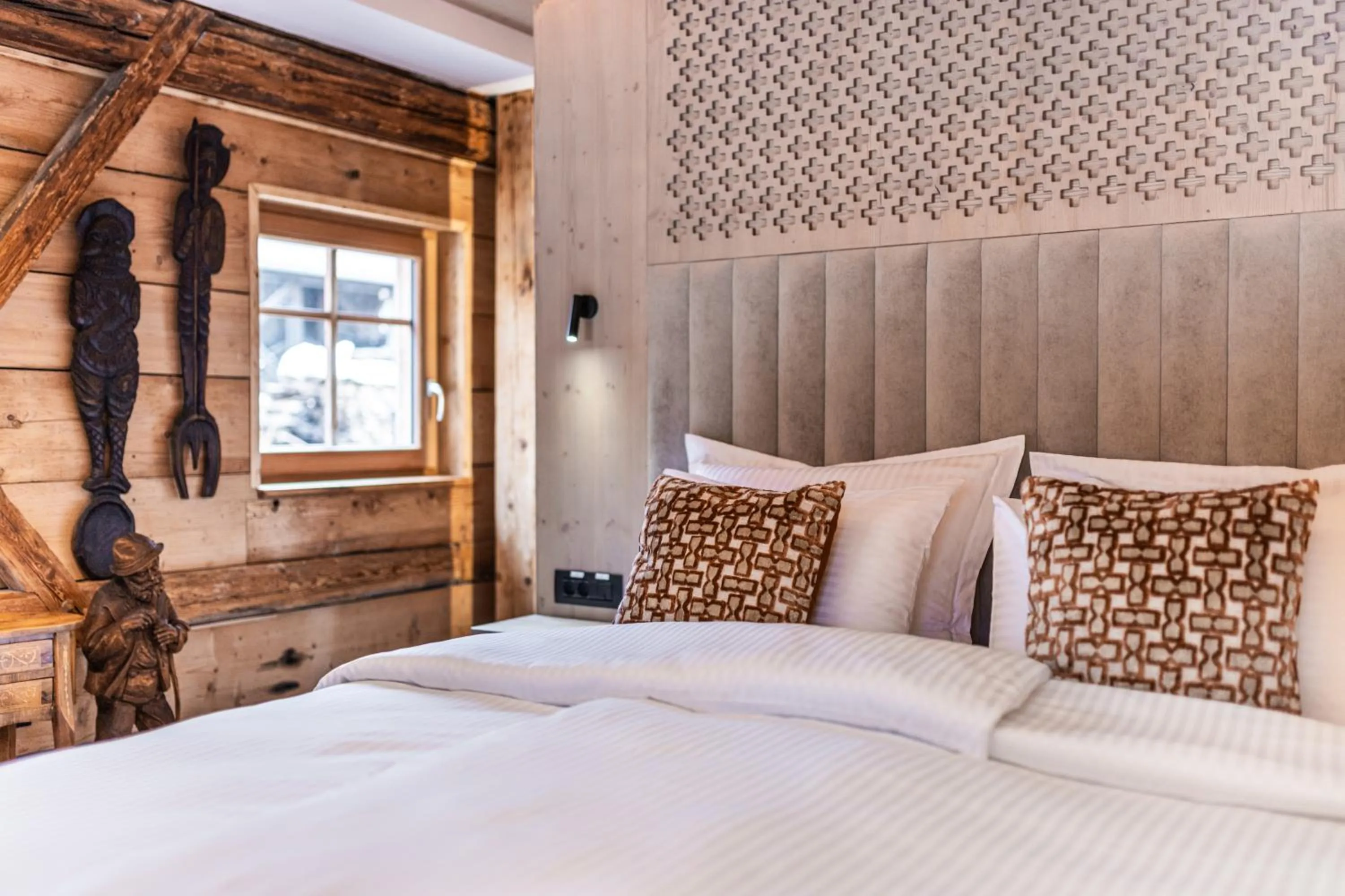 Bedroom, Bed in Hotel Julian Alps