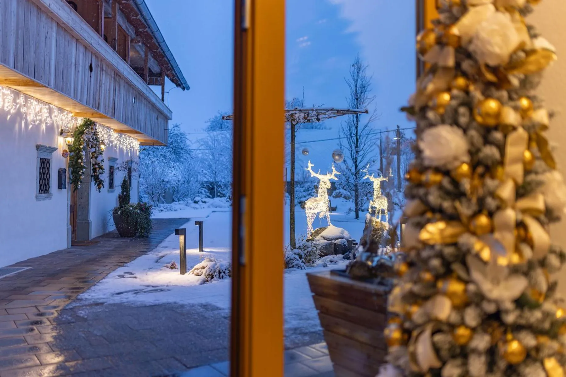 Garden in Hotel Julian Alps