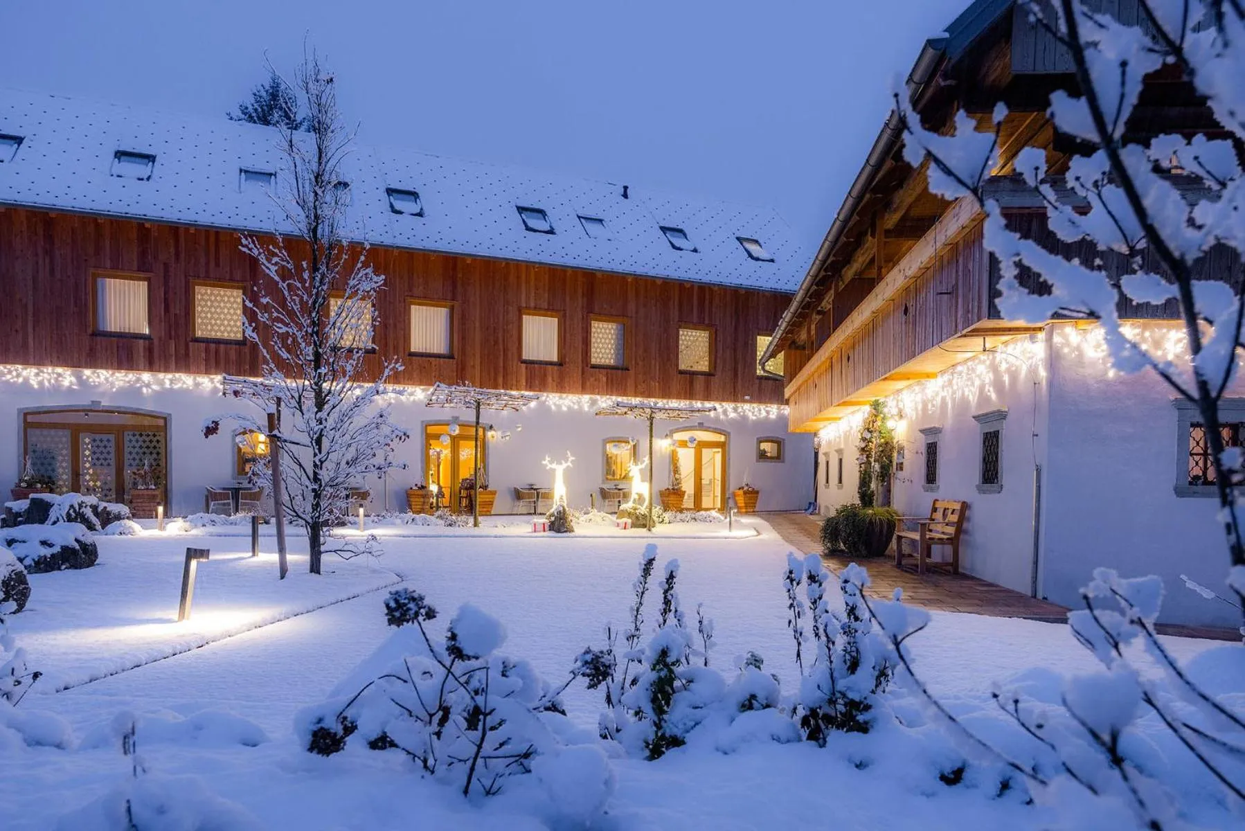 Facade/entrance in Hotel Julian Alps