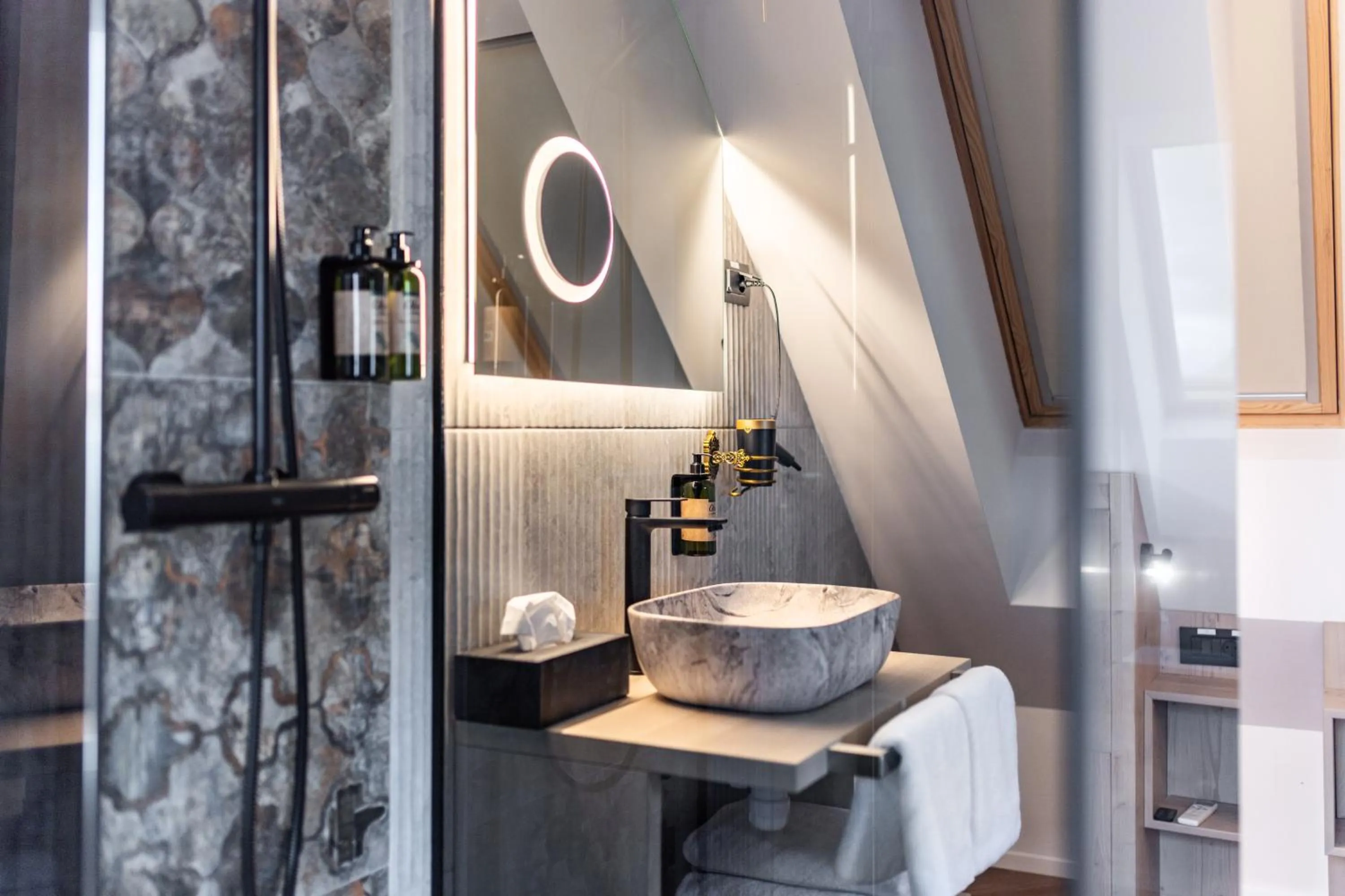 Bathroom in Hotel Julian Alps