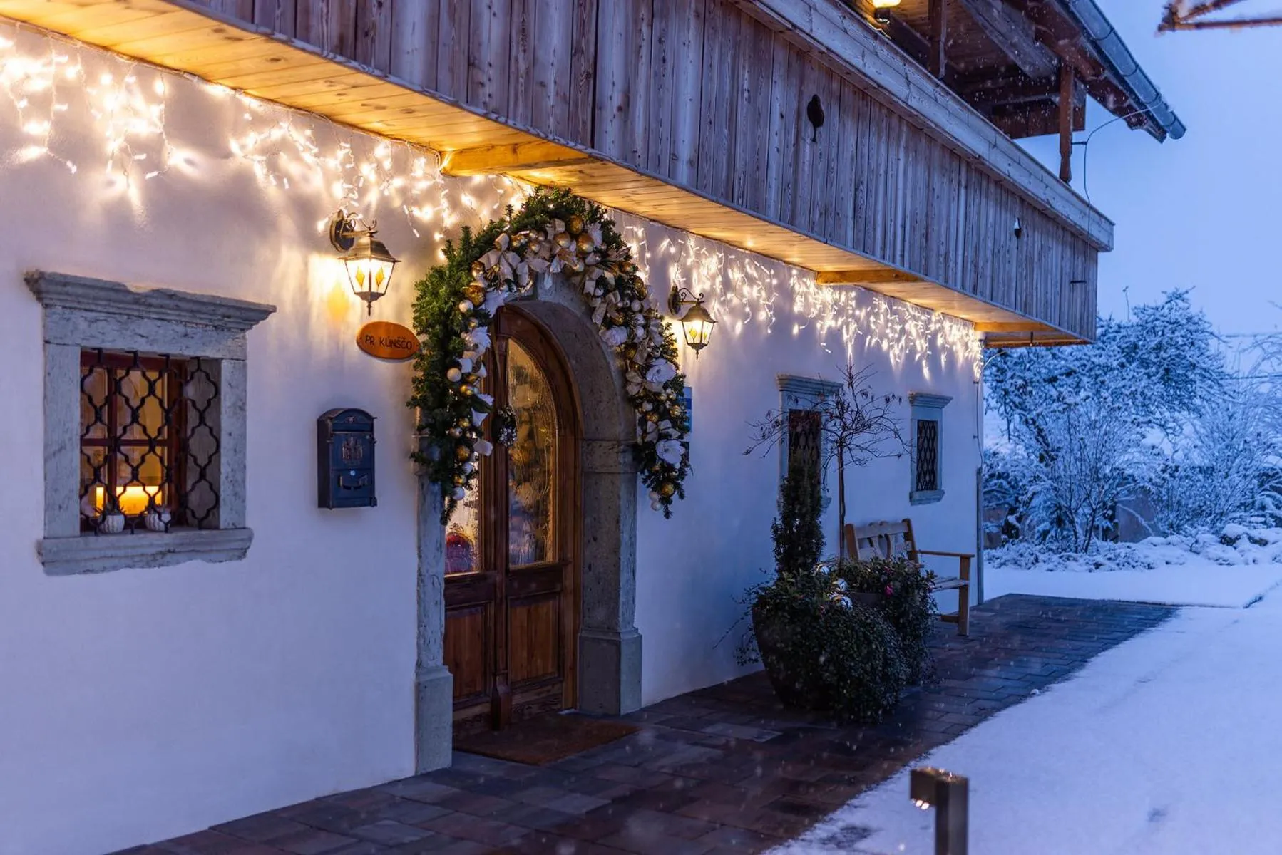 Facade/entrance in Hotel Julian Alps
