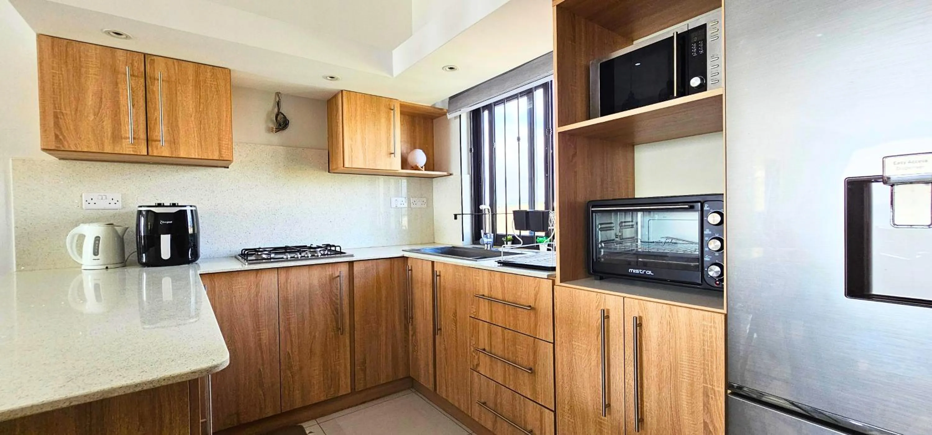 microwave in Zen Retreat with Stunning Sea Views and Sunsets