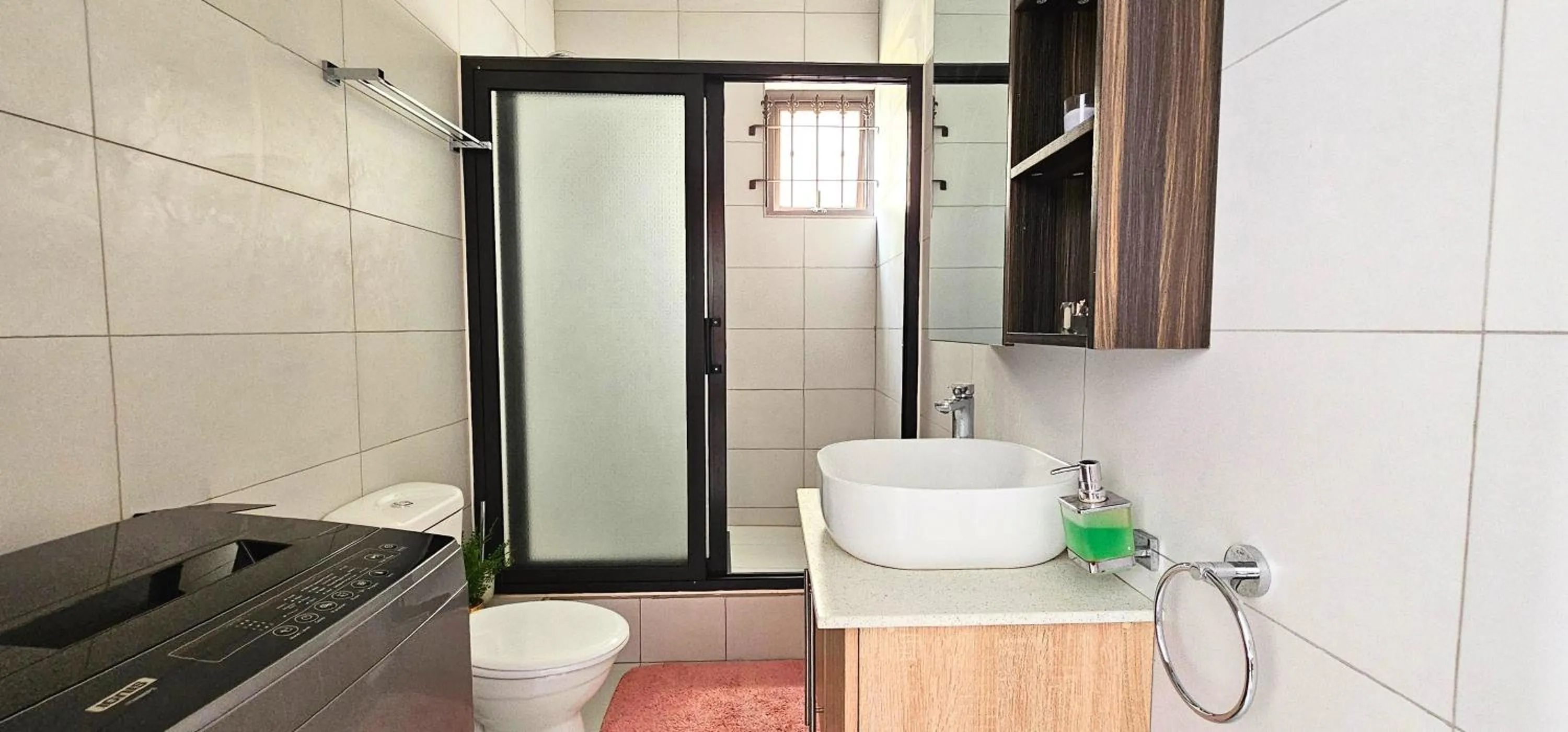 Shower in Zen Retreat with Stunning Sea Views and Sunsets