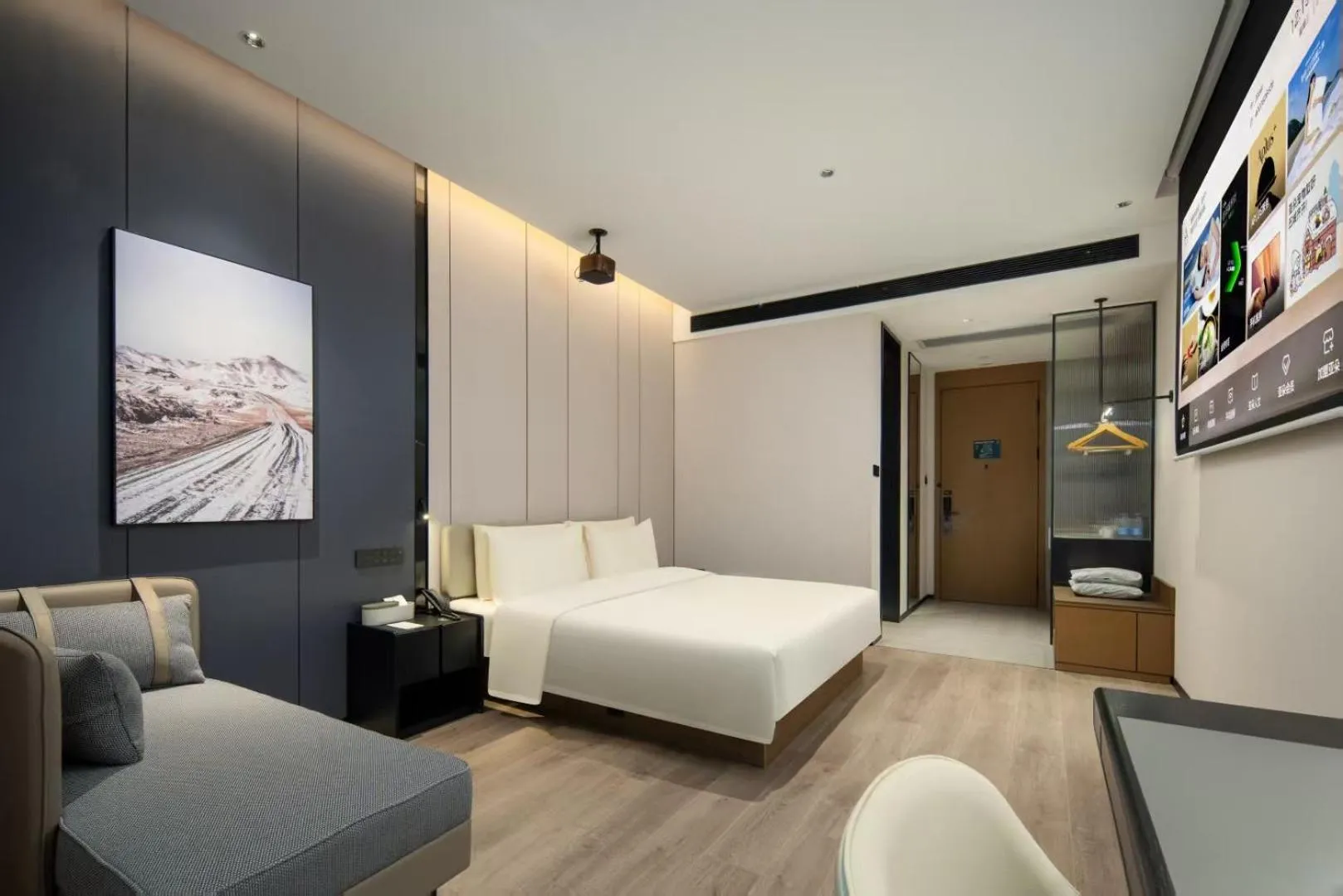 Bed in Atour Hotel Foshan Shunde Qinghuiyuan