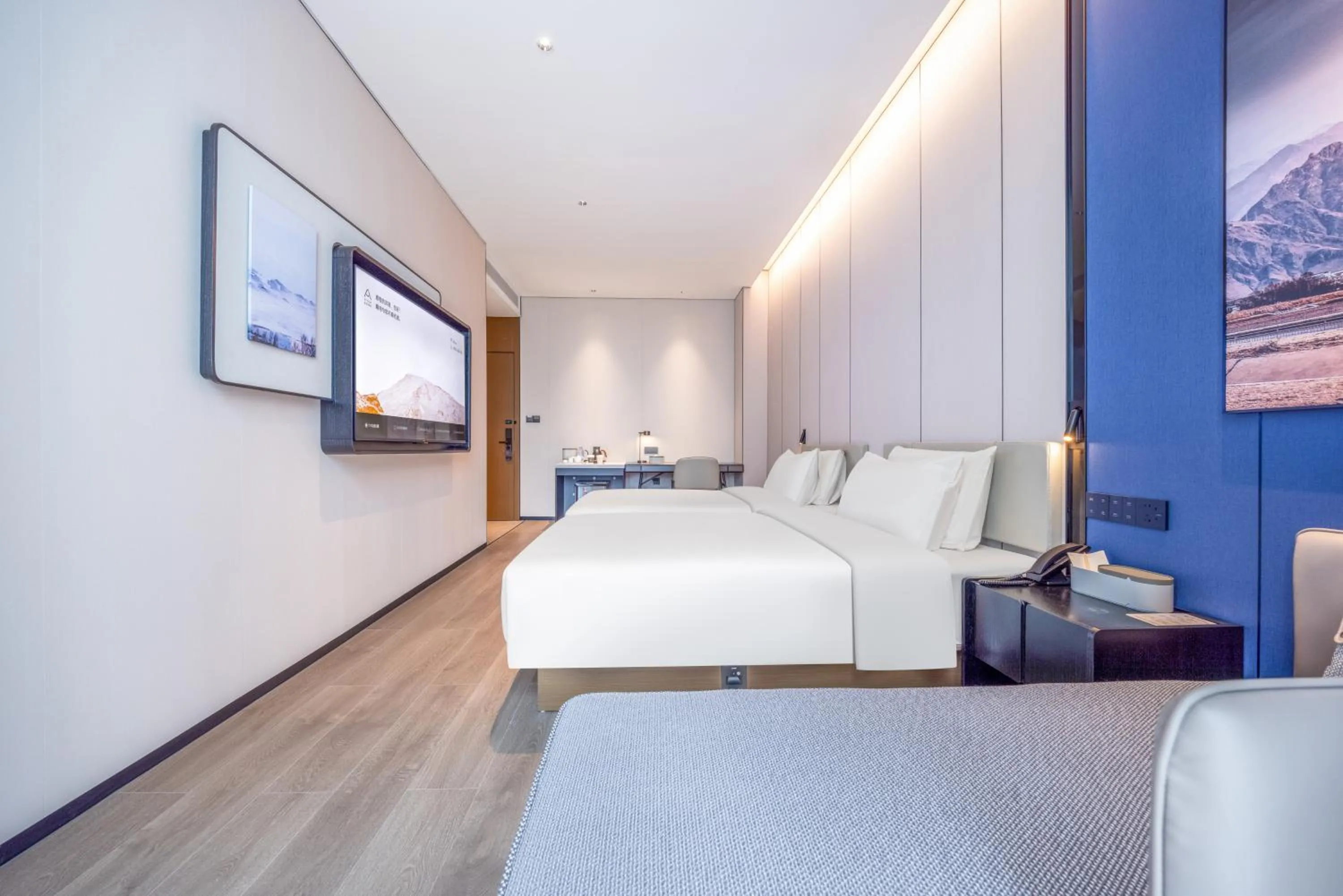 Bed in Atour Hotel Dongguan Xiping Xindi Center