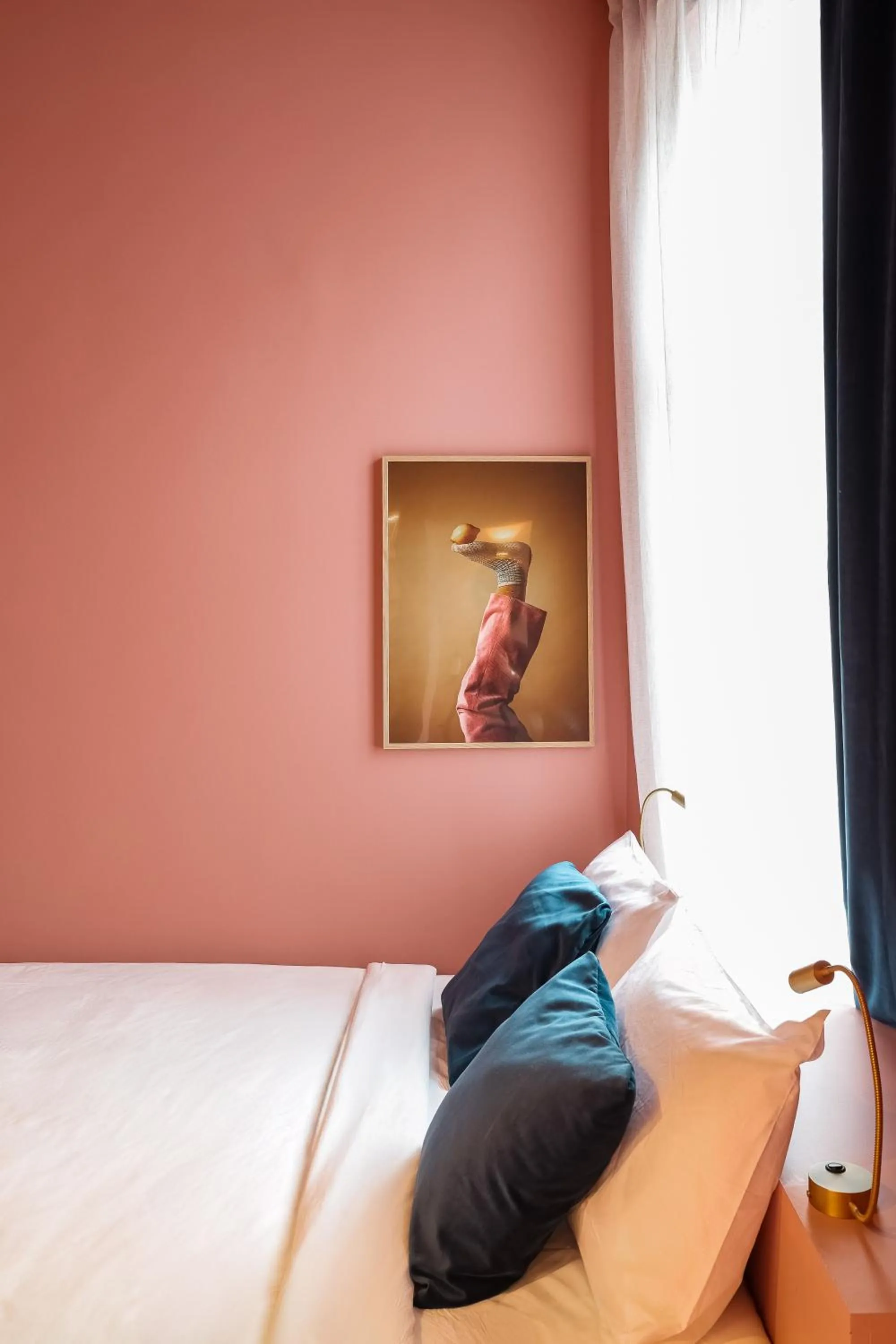 Decorative detail, Bed in The Mila Hotel