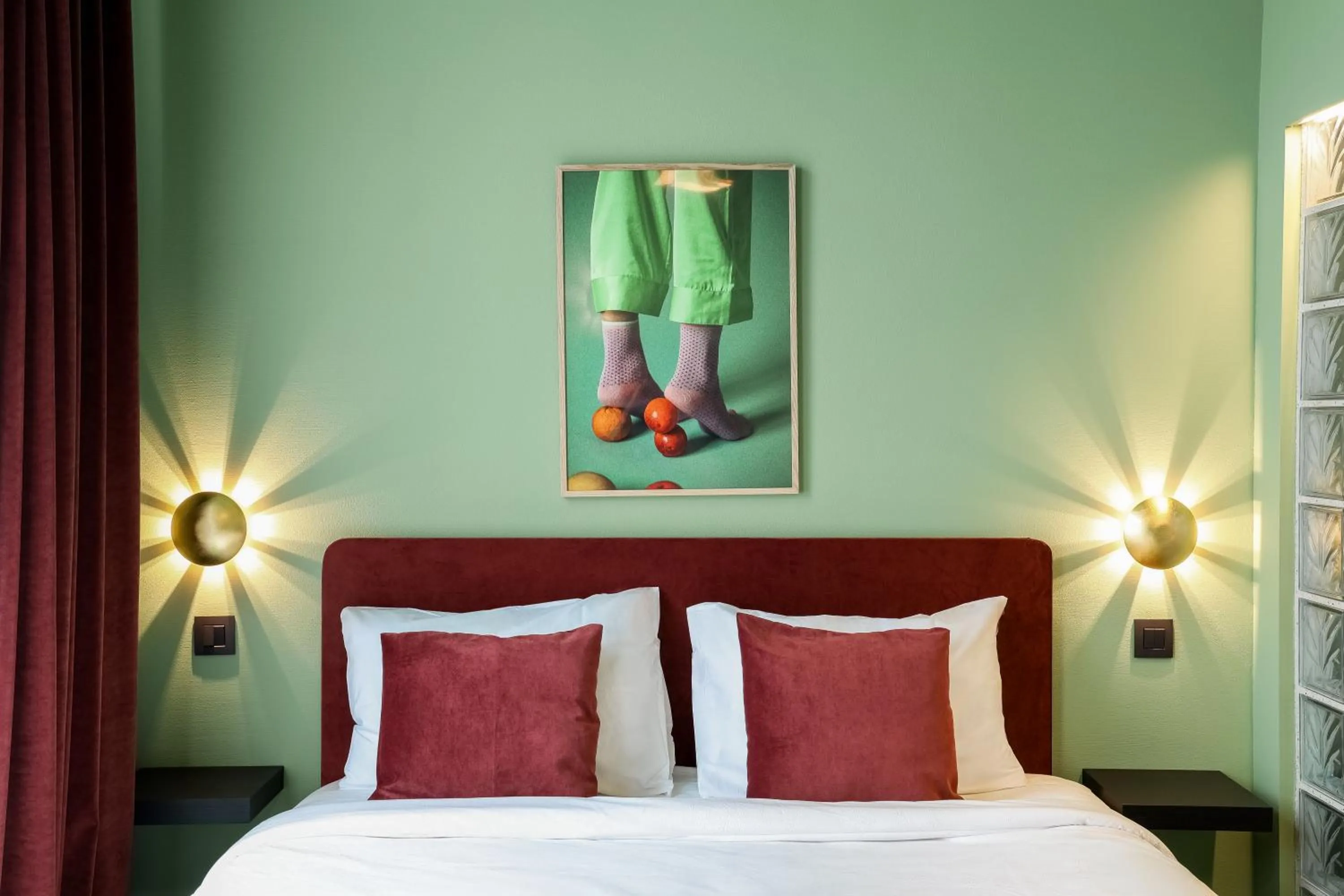 Bed in The Mila Hotel