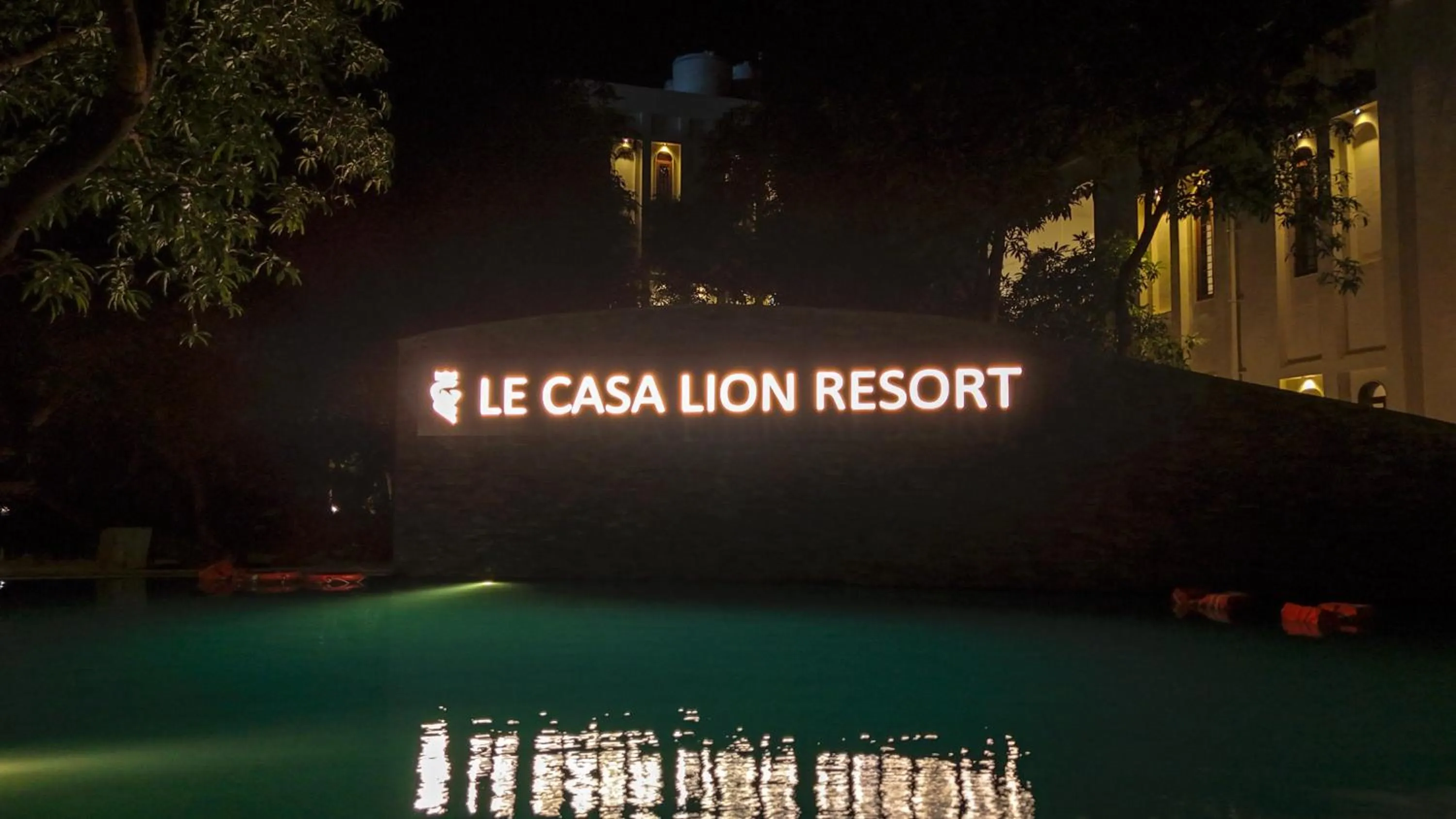 Property logo or sign in Le Casa Lion Resort A Premium Resort In Sasan Gir