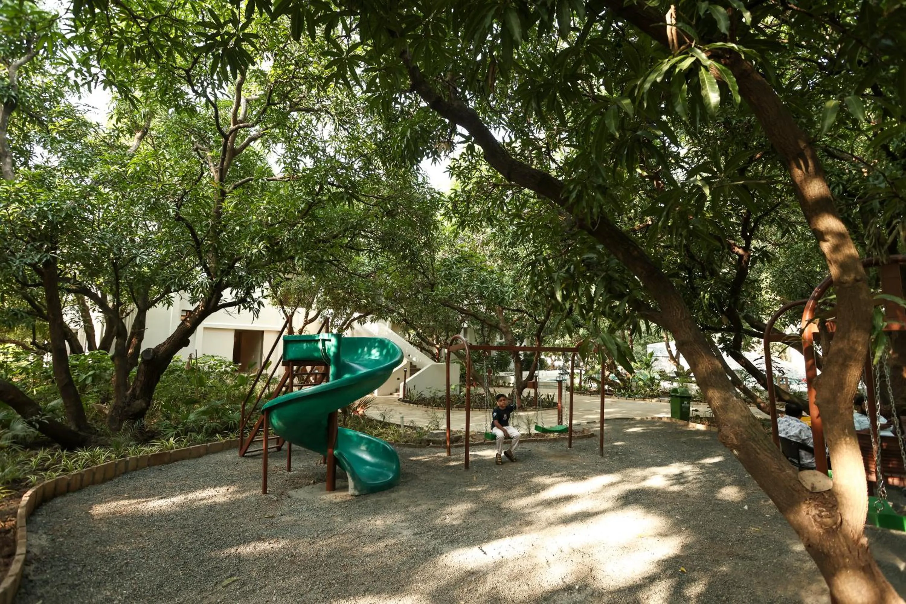 Children play ground in Le Casa Lion Resort A Premium Resort In Sasan Gir
