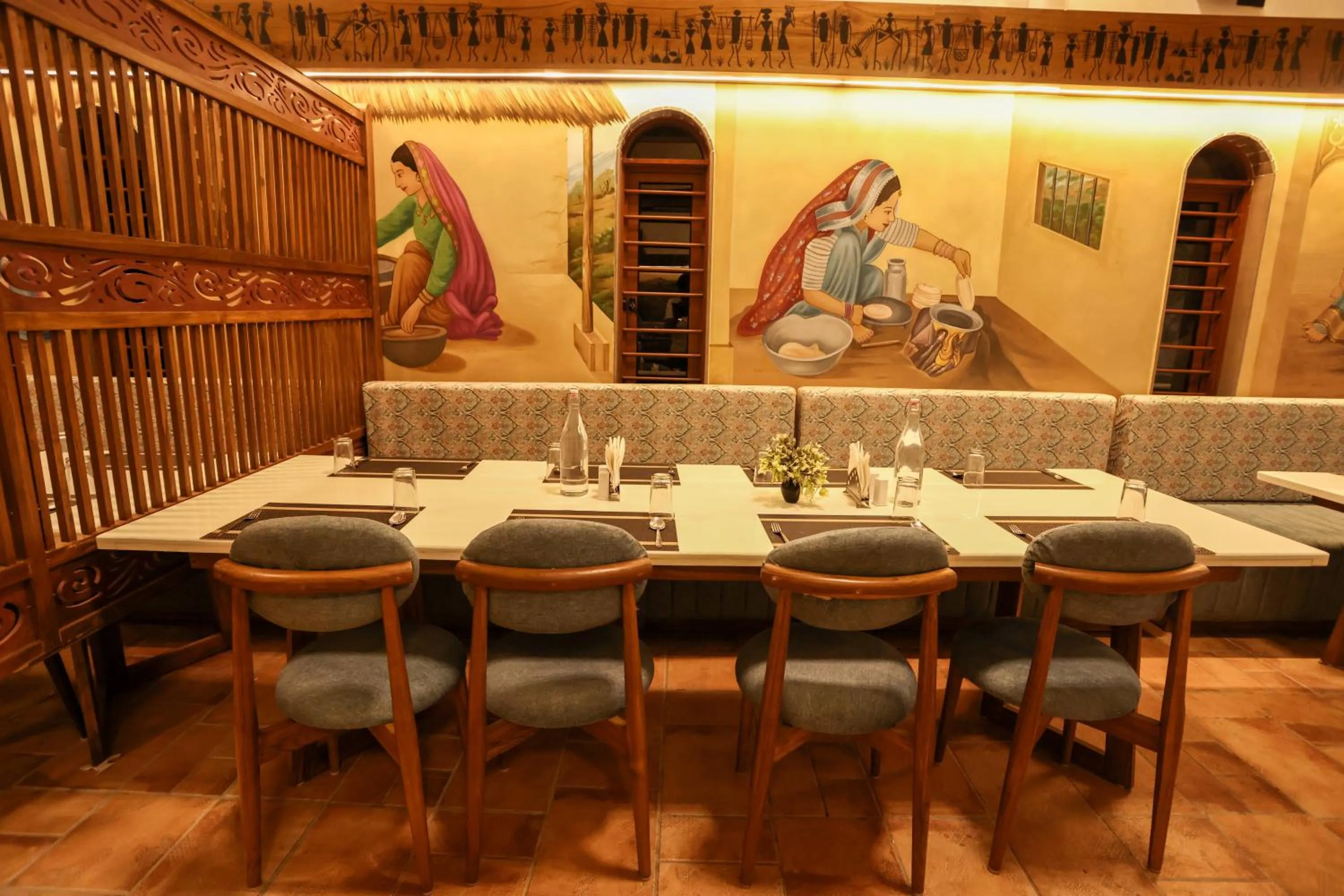 Restaurant/places to eat in Le Casa Lion Resort A Premium Resort In Sasan Gir