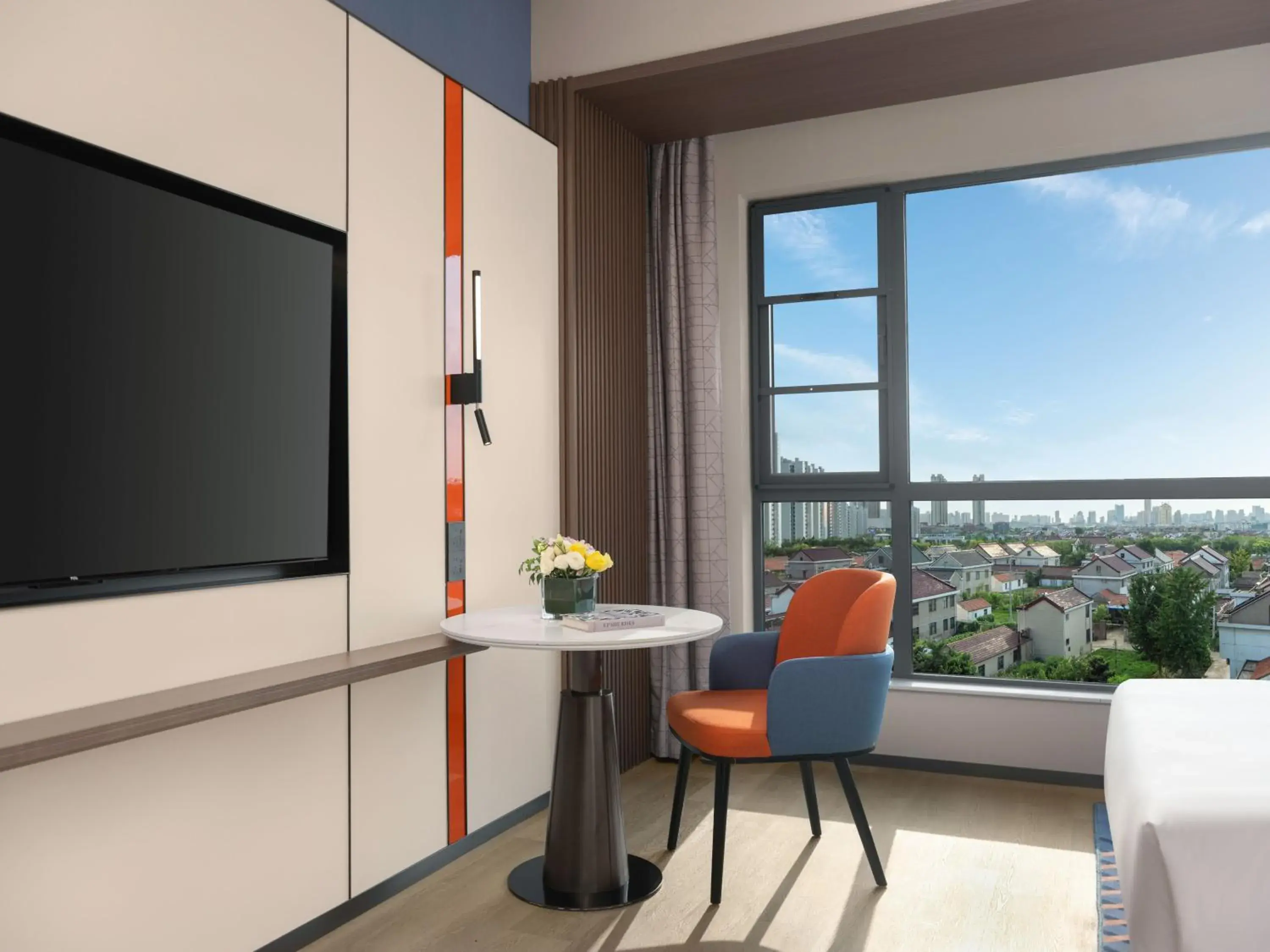 City view in Holiday Inn Express Hai'an Railway Station by IHG City view in Holiday Inn Express Hai'an Railway Station by IHG