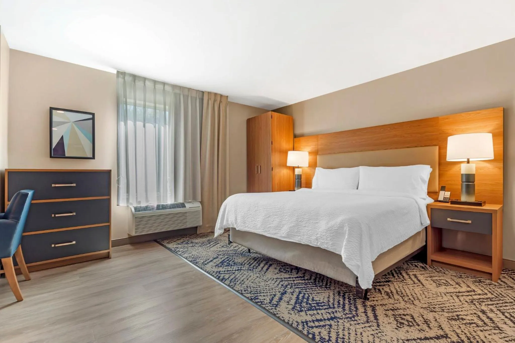 Photo of the whole room, Bed in Candlewood Suites Lawrenceville - Princeton by IHG