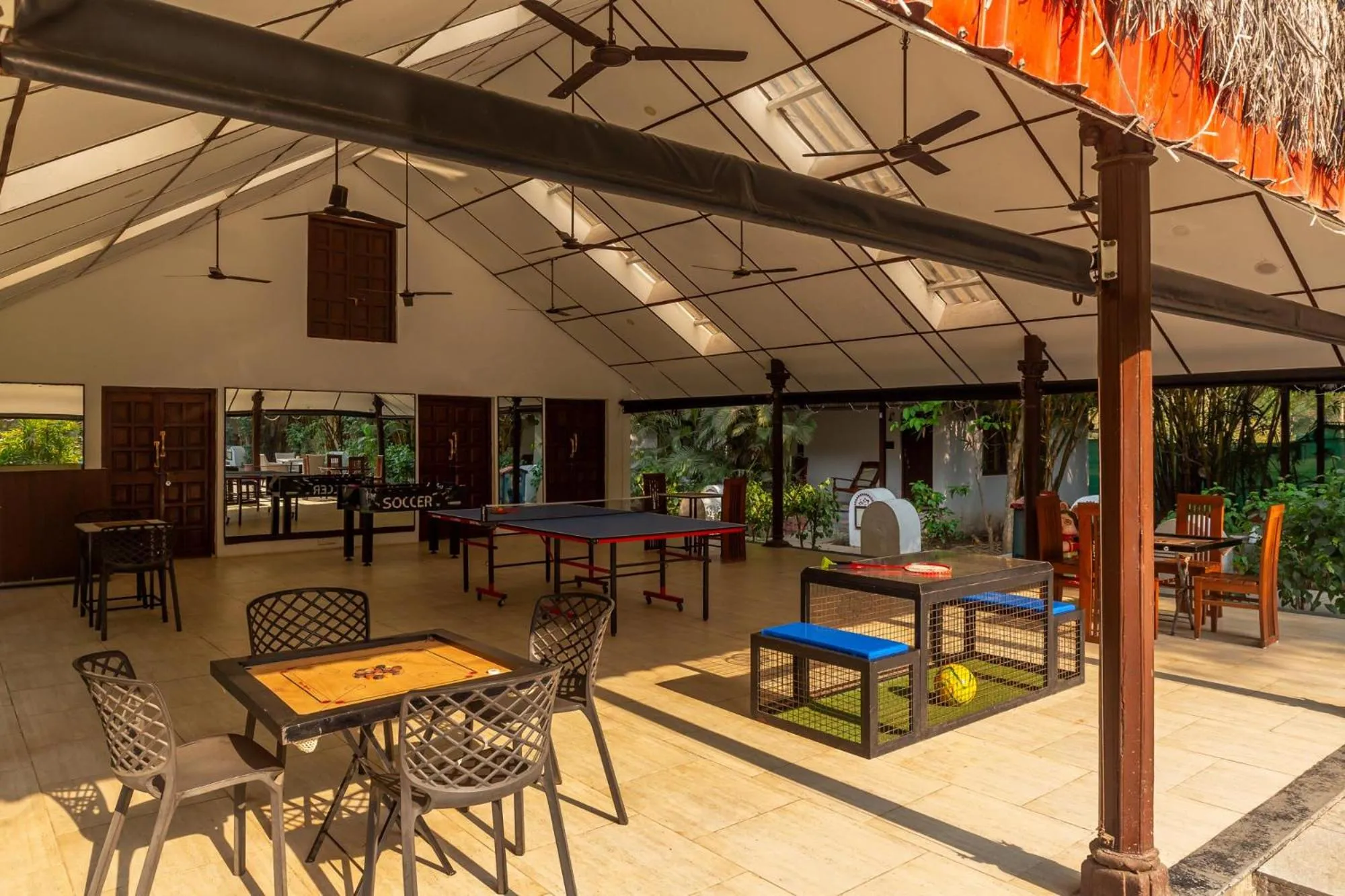 Game Room in WilderNest Araanya by Vibescapes