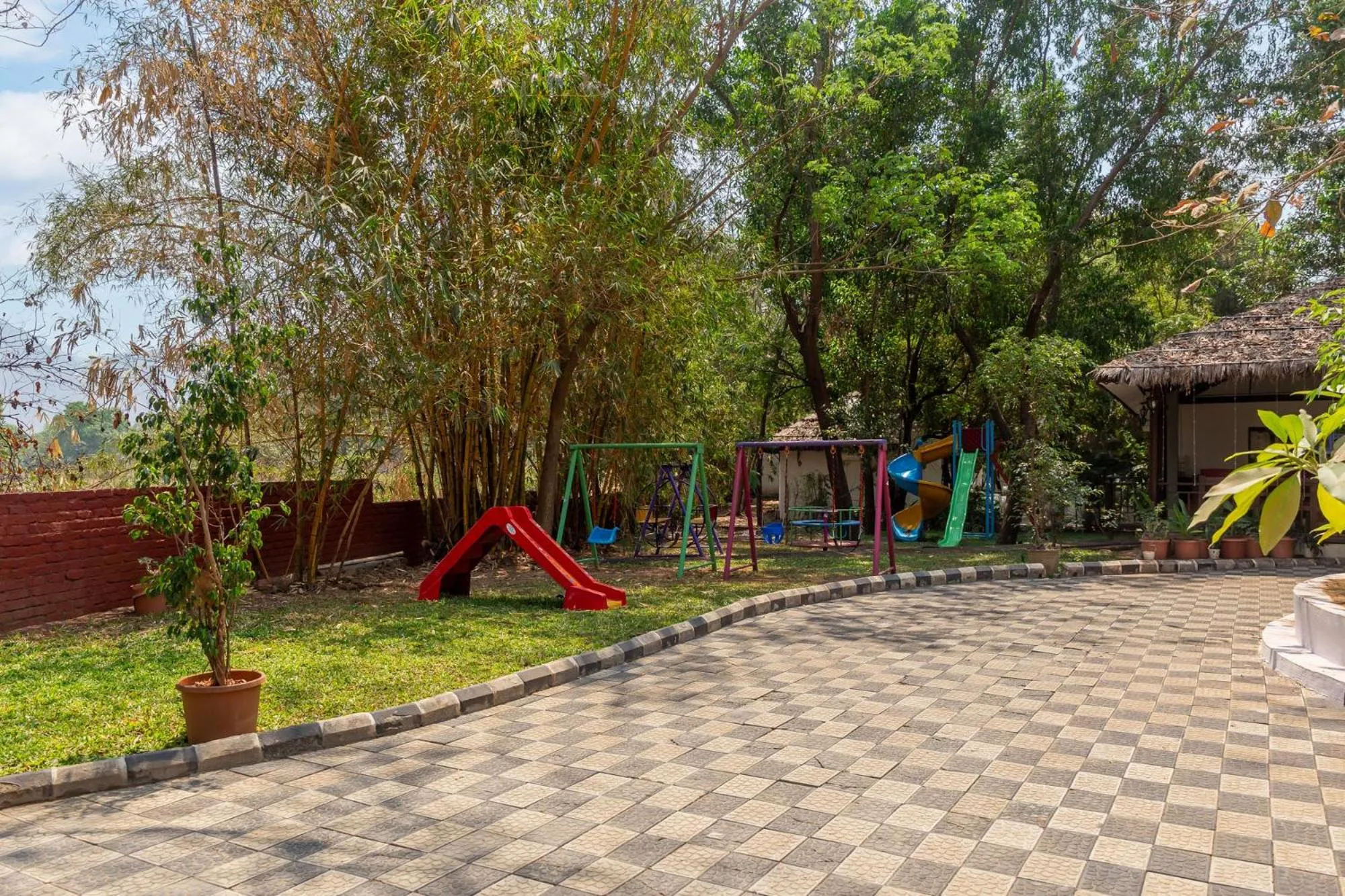 Children play ground in WilderNest Araanya by Vibescapes