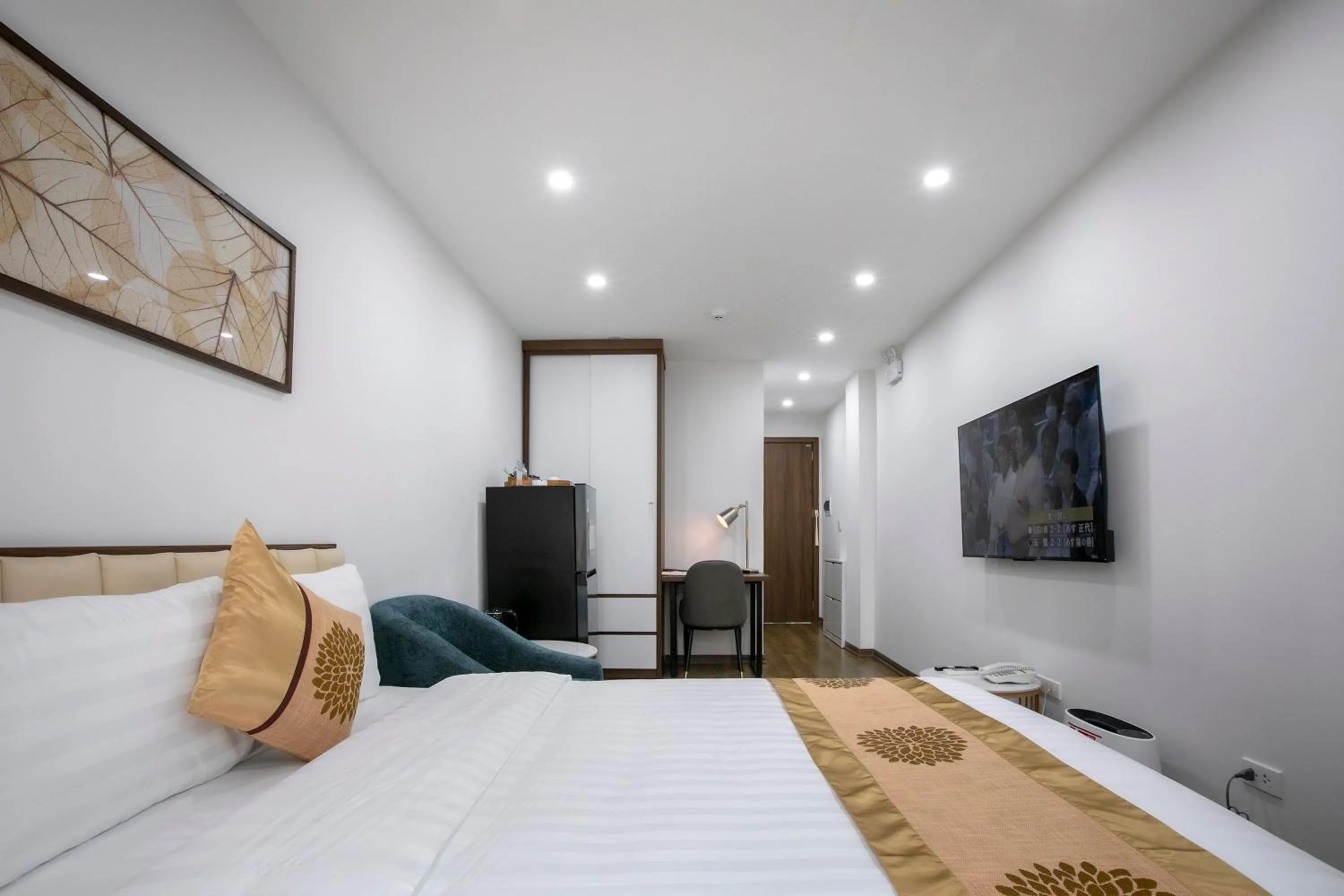 Bed in Reiwa Inn Apartment 80 Kim Ma Thuong