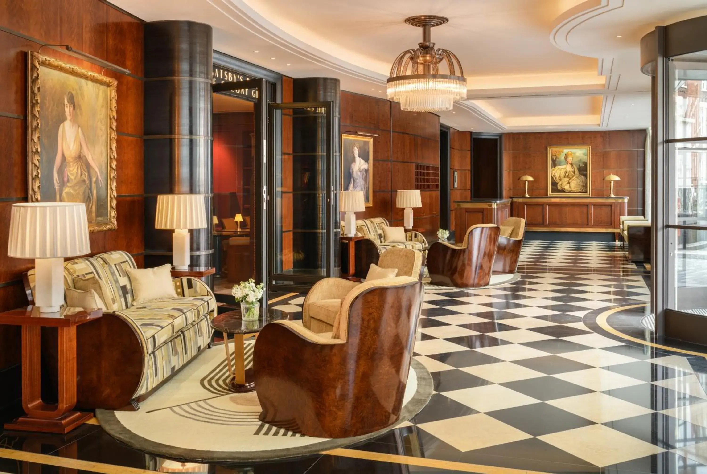 Lobby or reception in The Beaumont Mayfair Lobby or reception in The Beaumont Mayfair