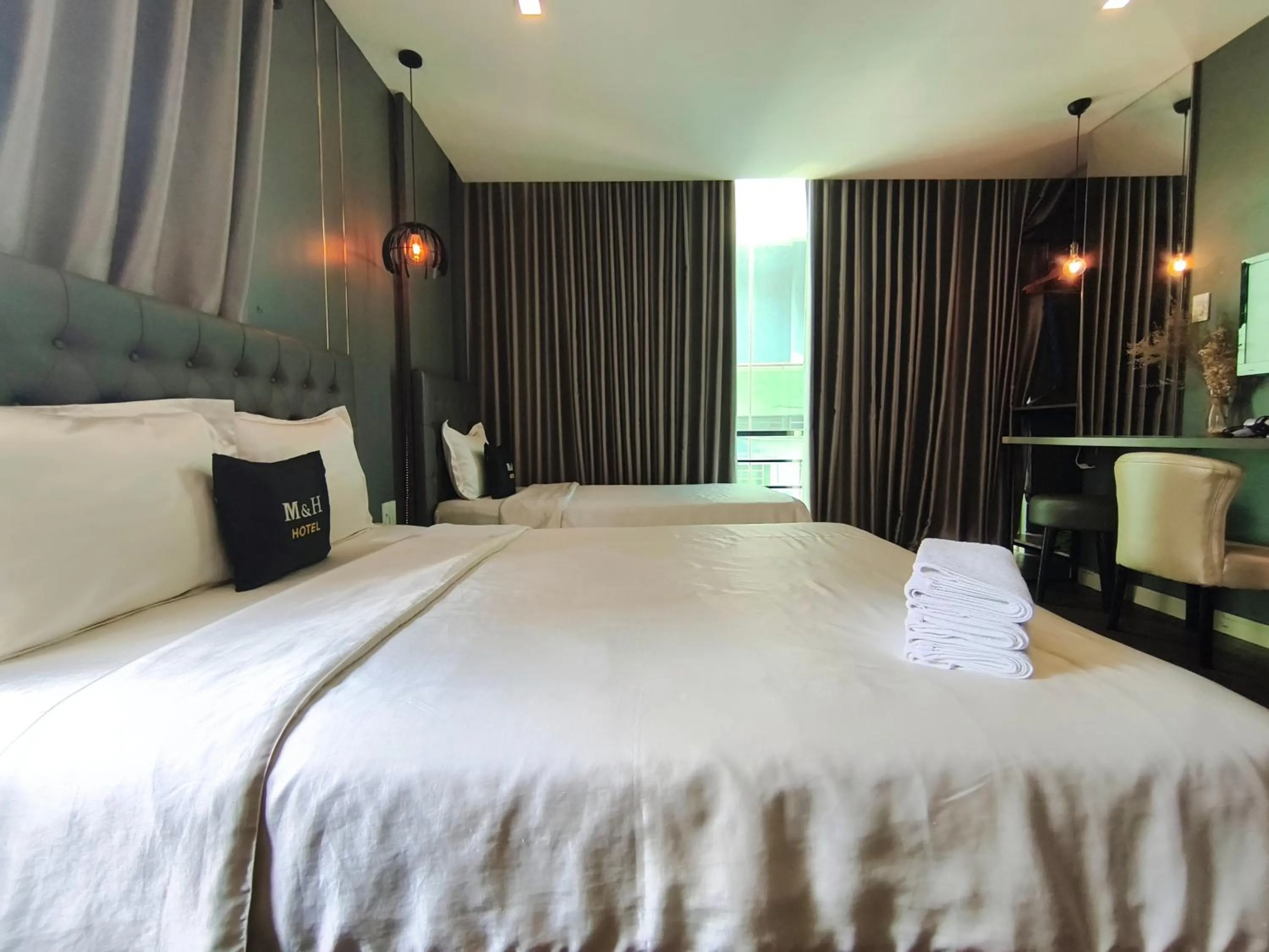 Photo of the whole room, Bed in M&H Lux Hotel