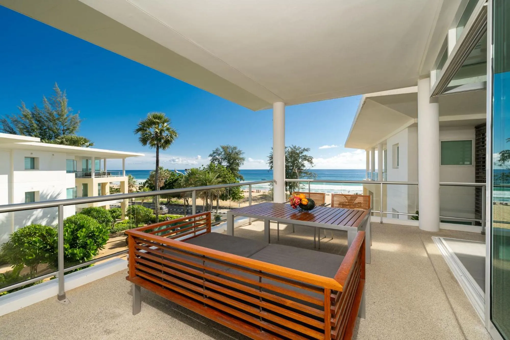 Balcony/Terrace in Karon Beachfront Apartment 724