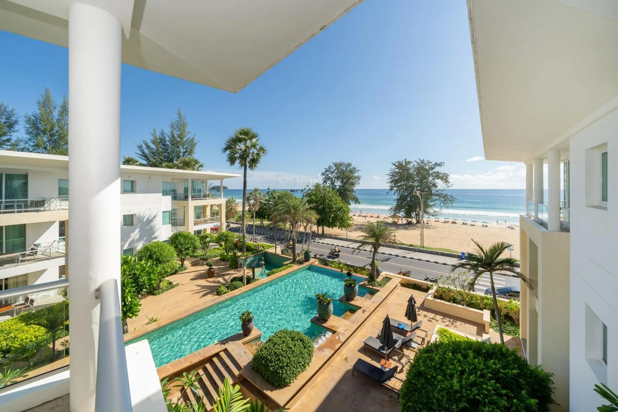 Sea view in Karon Beachfront Apartment 724