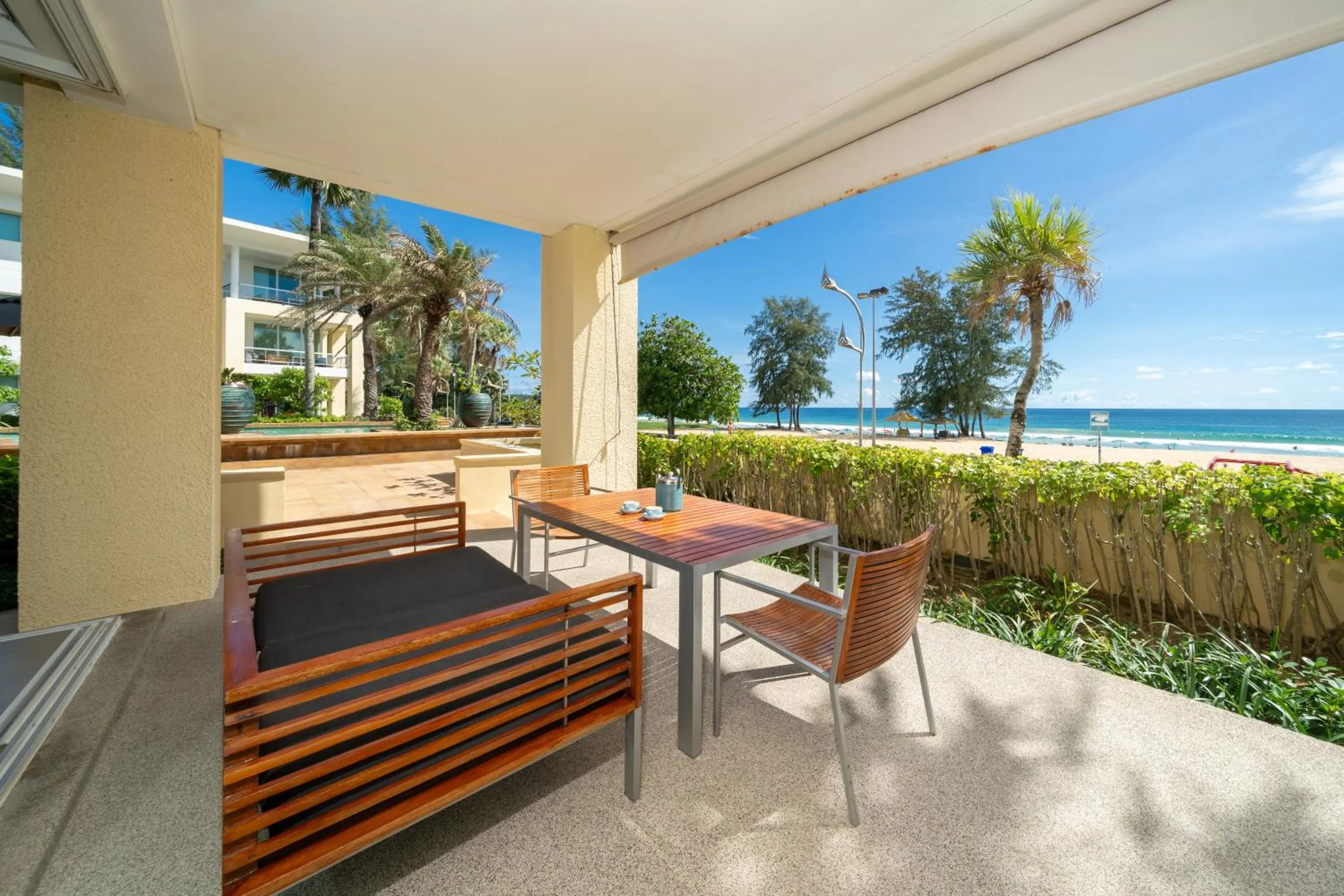 Patio in Karon Beachfront Apartment 724