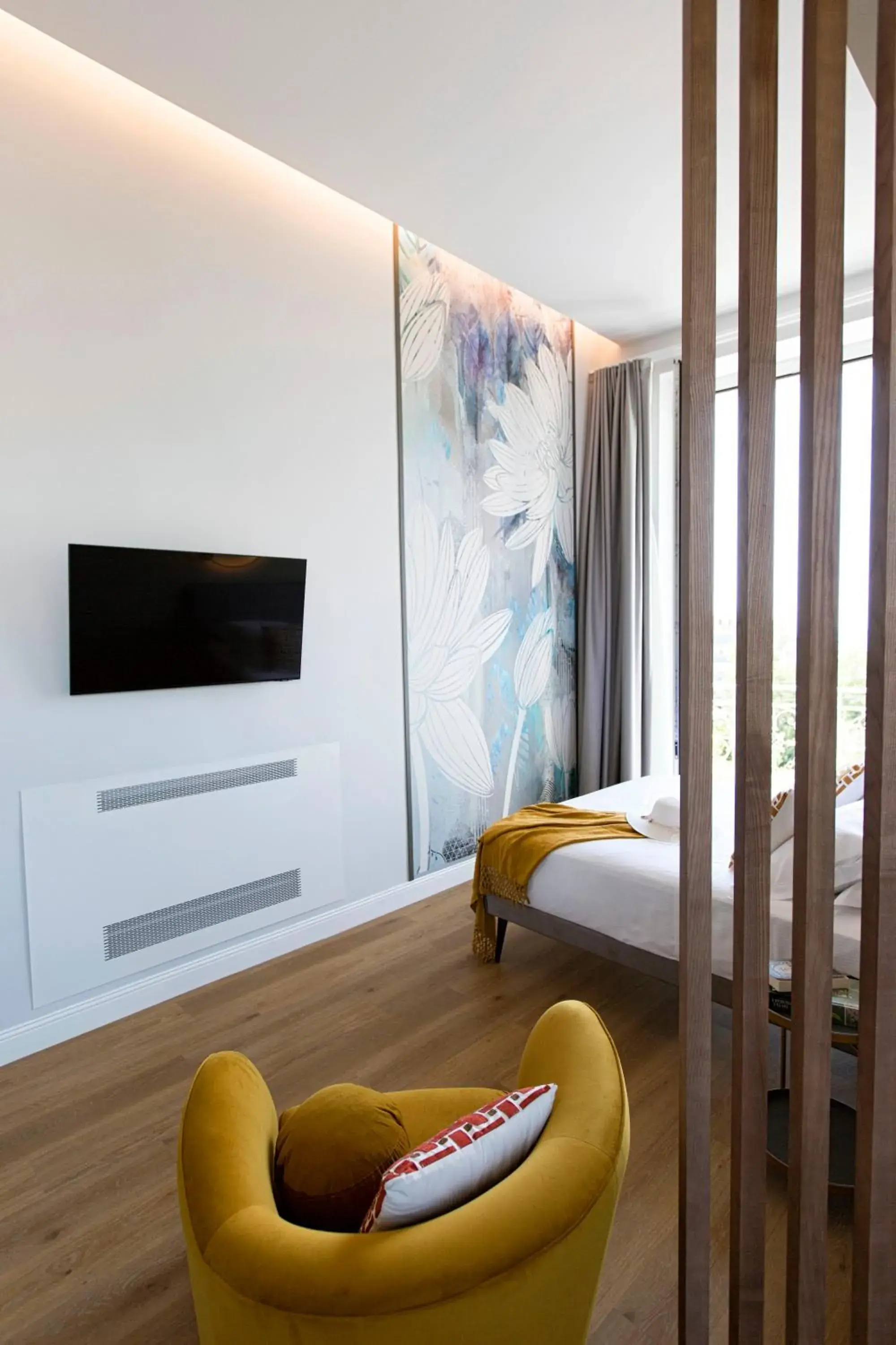 Bed in Vesuvius Palace Aparthotel Bed in Vesuvius Palace Aparthotel