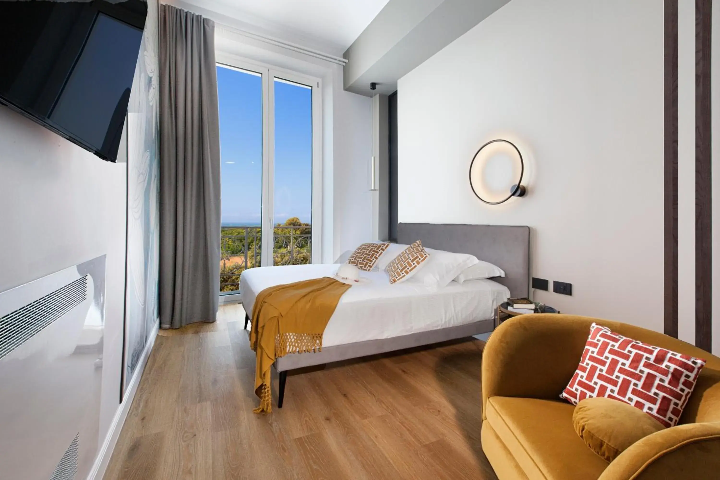 Bed in Vesuvius Palace Aparthotel Bed in Vesuvius Palace Aparthotel