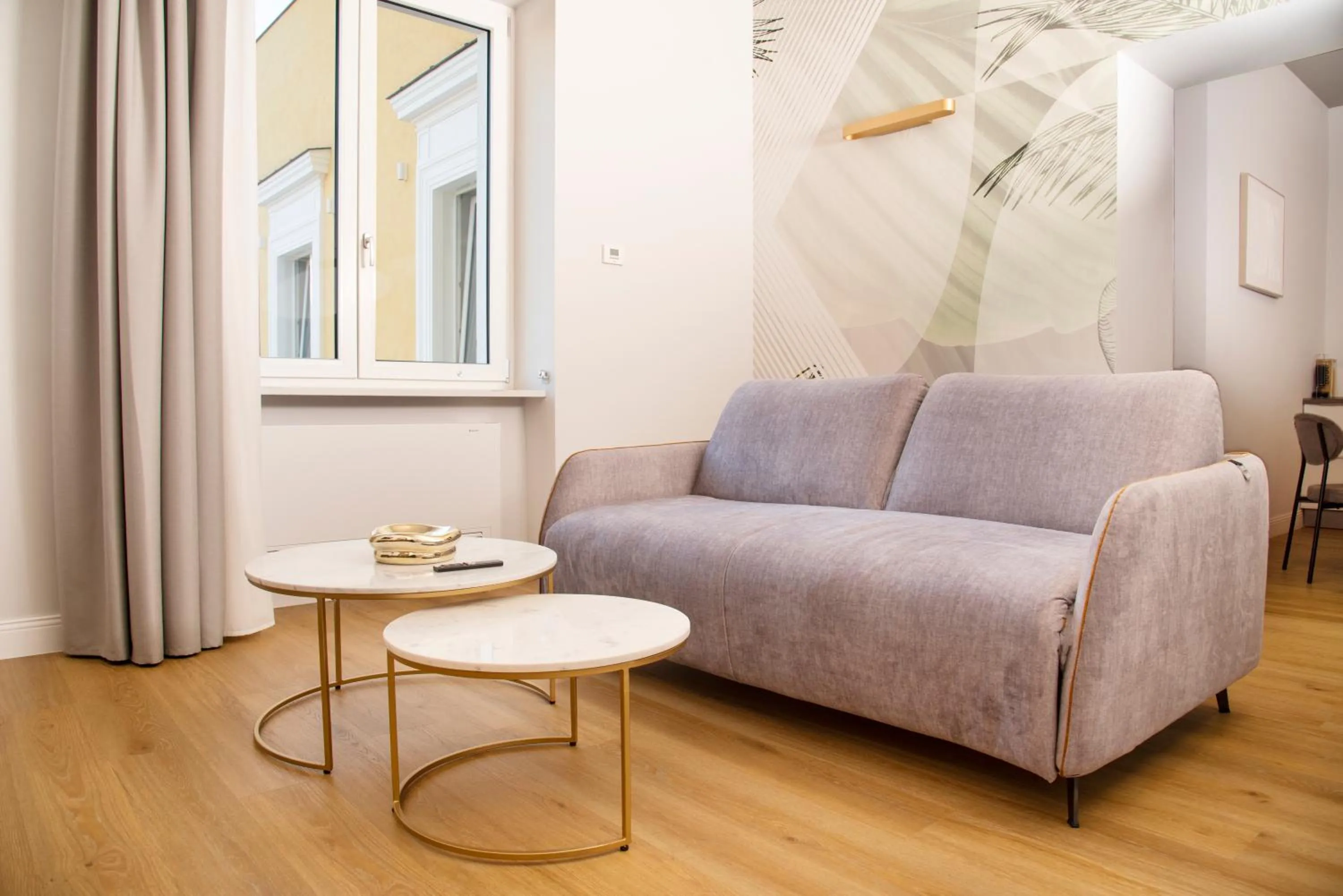 Living room in Vesuvius Palace Aparthotel