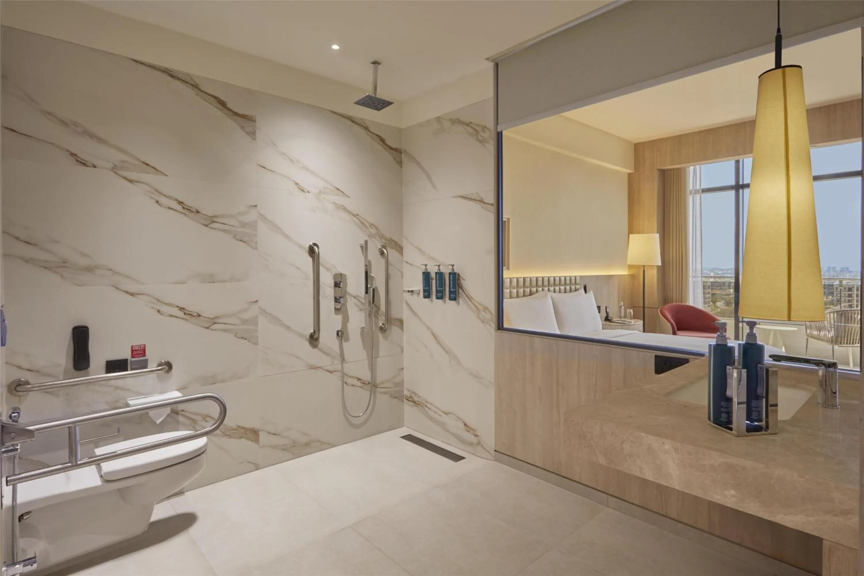 Bathroom in Hilton Gurugram Baani City Centre