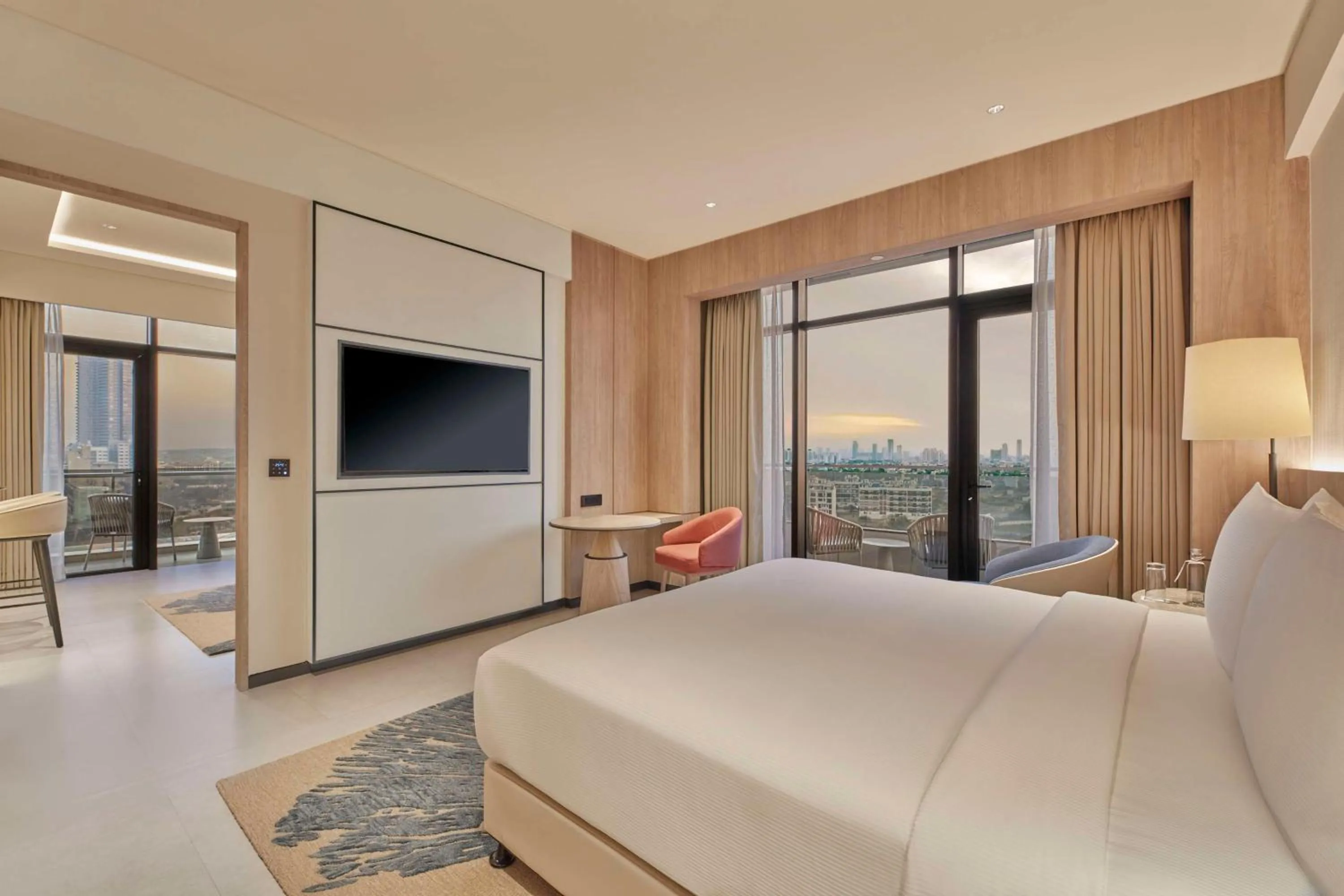 Bed in Hilton Gurugram Baani City Centre