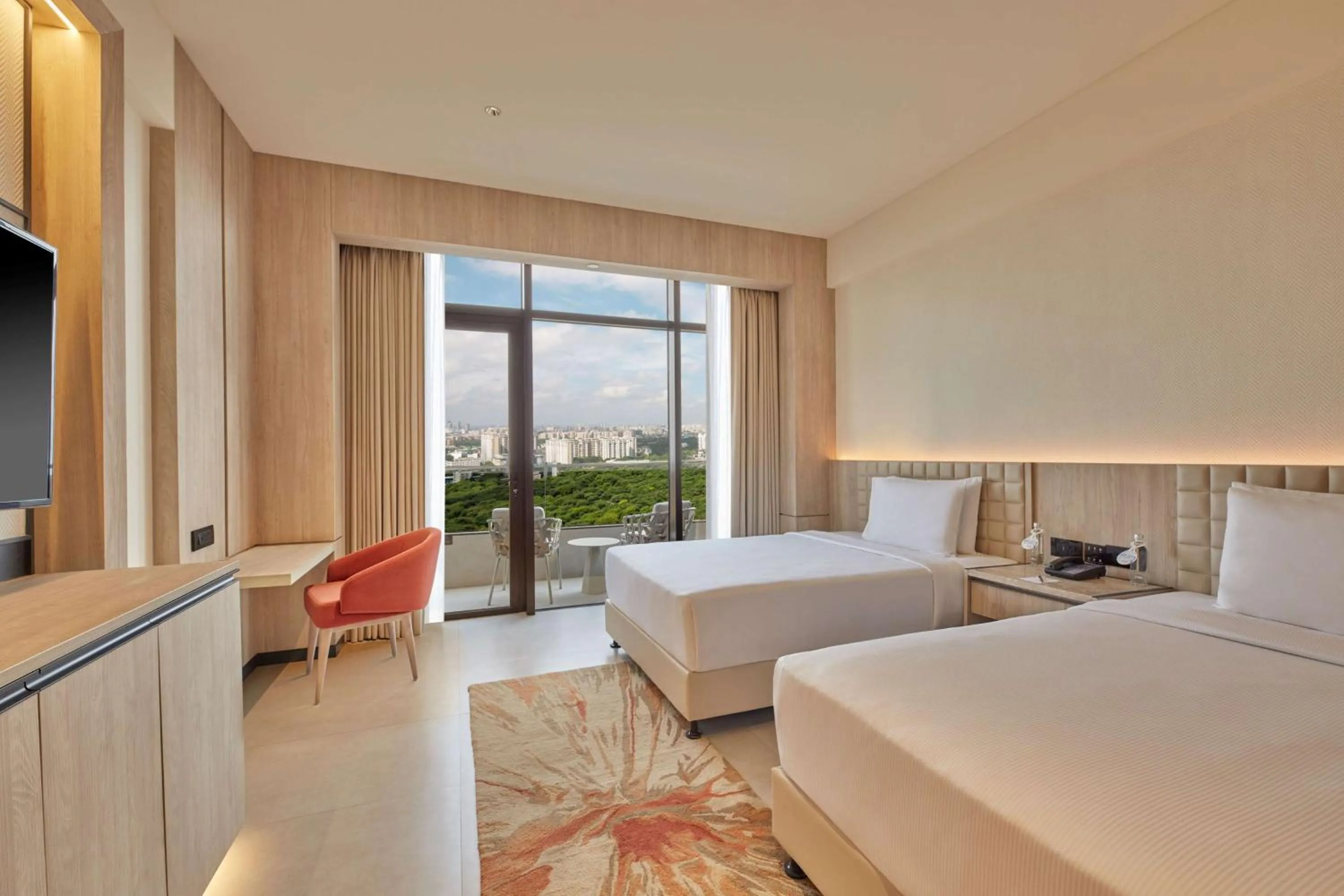 Bed in Hilton Gurugram Baani City Centre