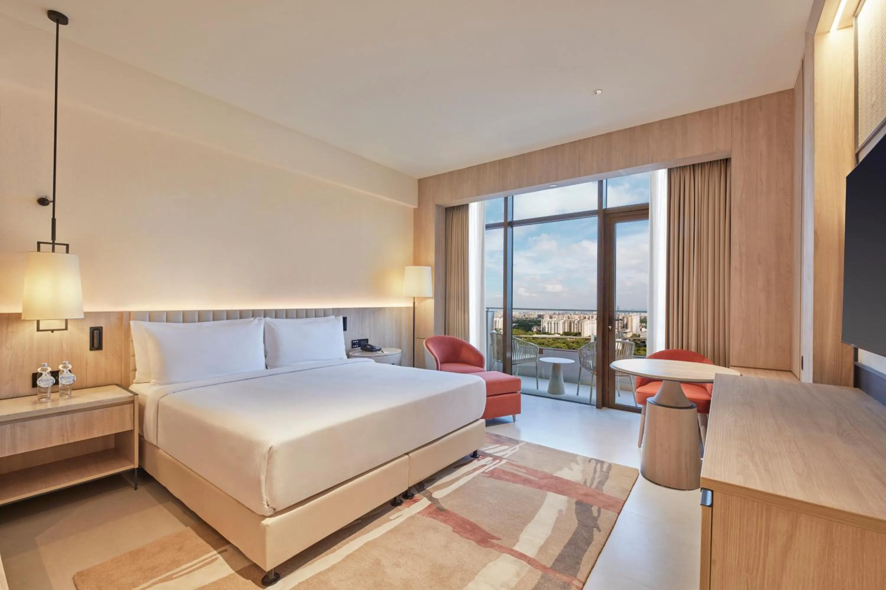 Floor plan, Bed in Hilton Gurugram Baani City Centre