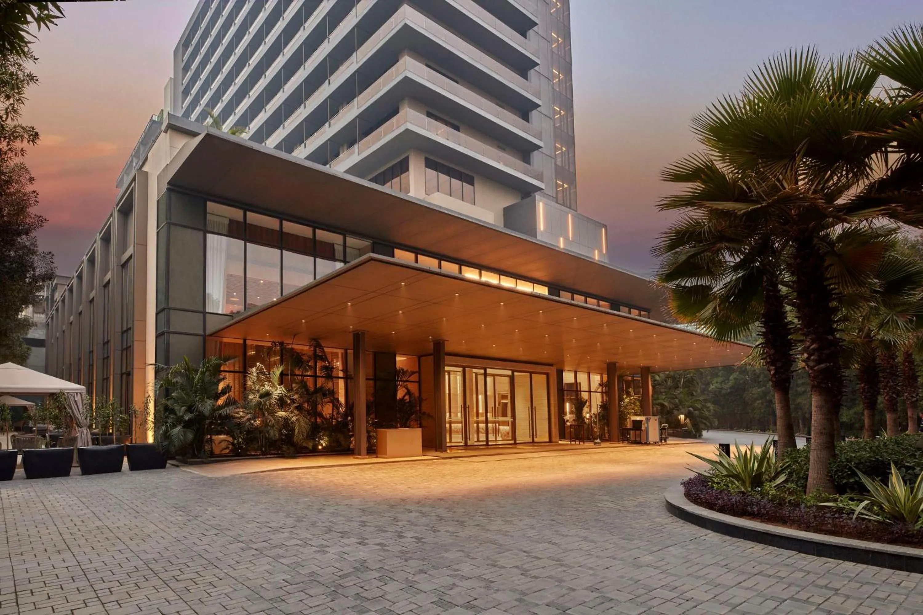 Property building in Hilton Gurugram Baani City Centre