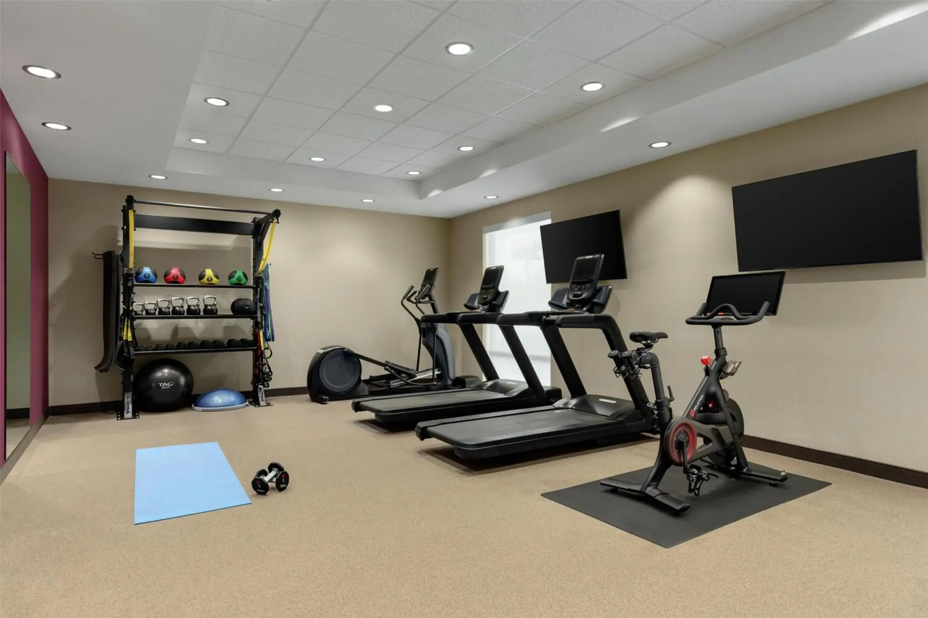 Fitness centre/facilities in Home2 Suites By Hilton Dublin Fitness centre/facilities in Home2 Suites By Hilton Dublin