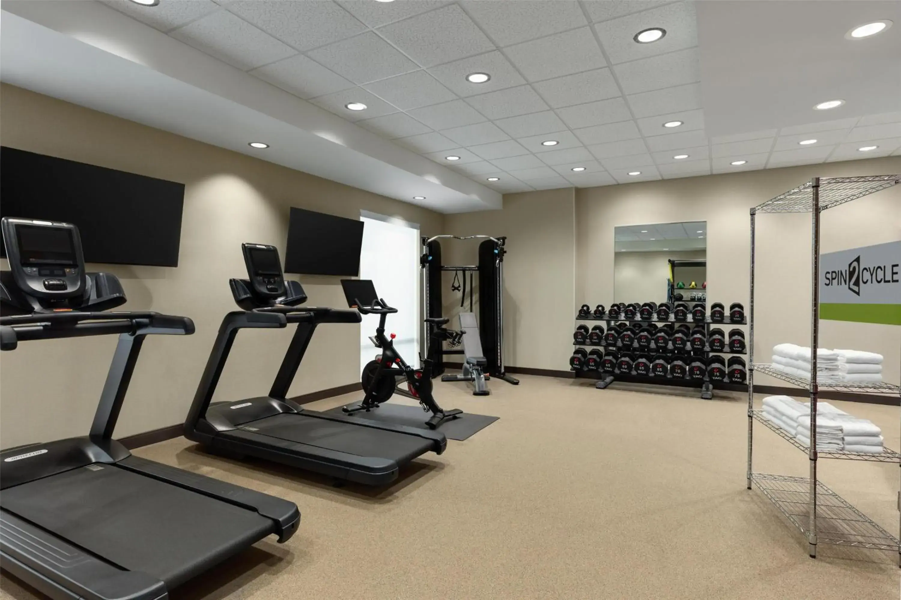 Fitness centre/facilities in Home2 Suites By Hilton Dublin Fitness centre/facilities in Home2 Suites By Hilton Dublin