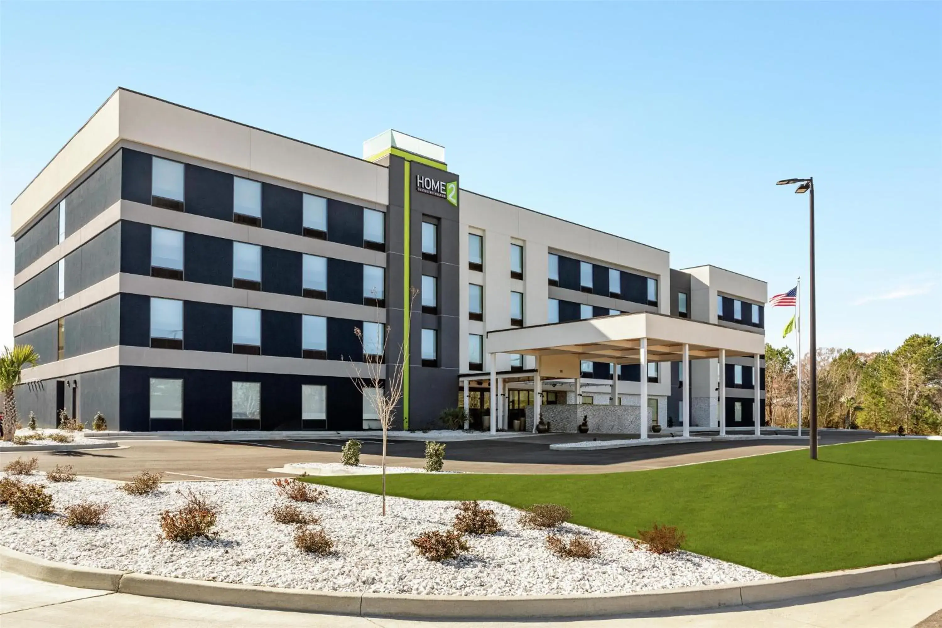 Property building in Home2 Suites By Hilton Dublin Property building in Home2 Suites By Hilton Dublin