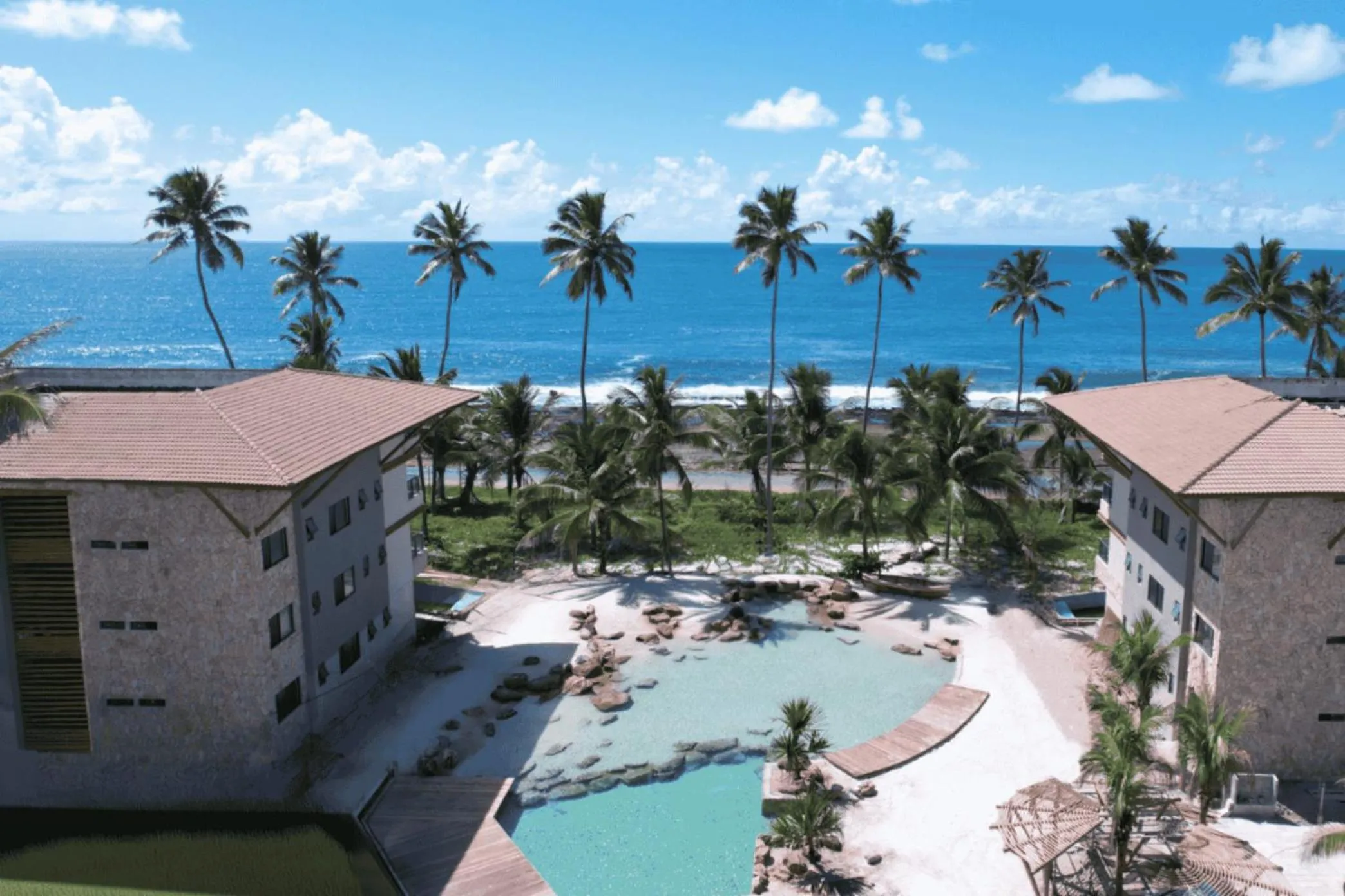 Swimming pool in Samoa Villa Resort