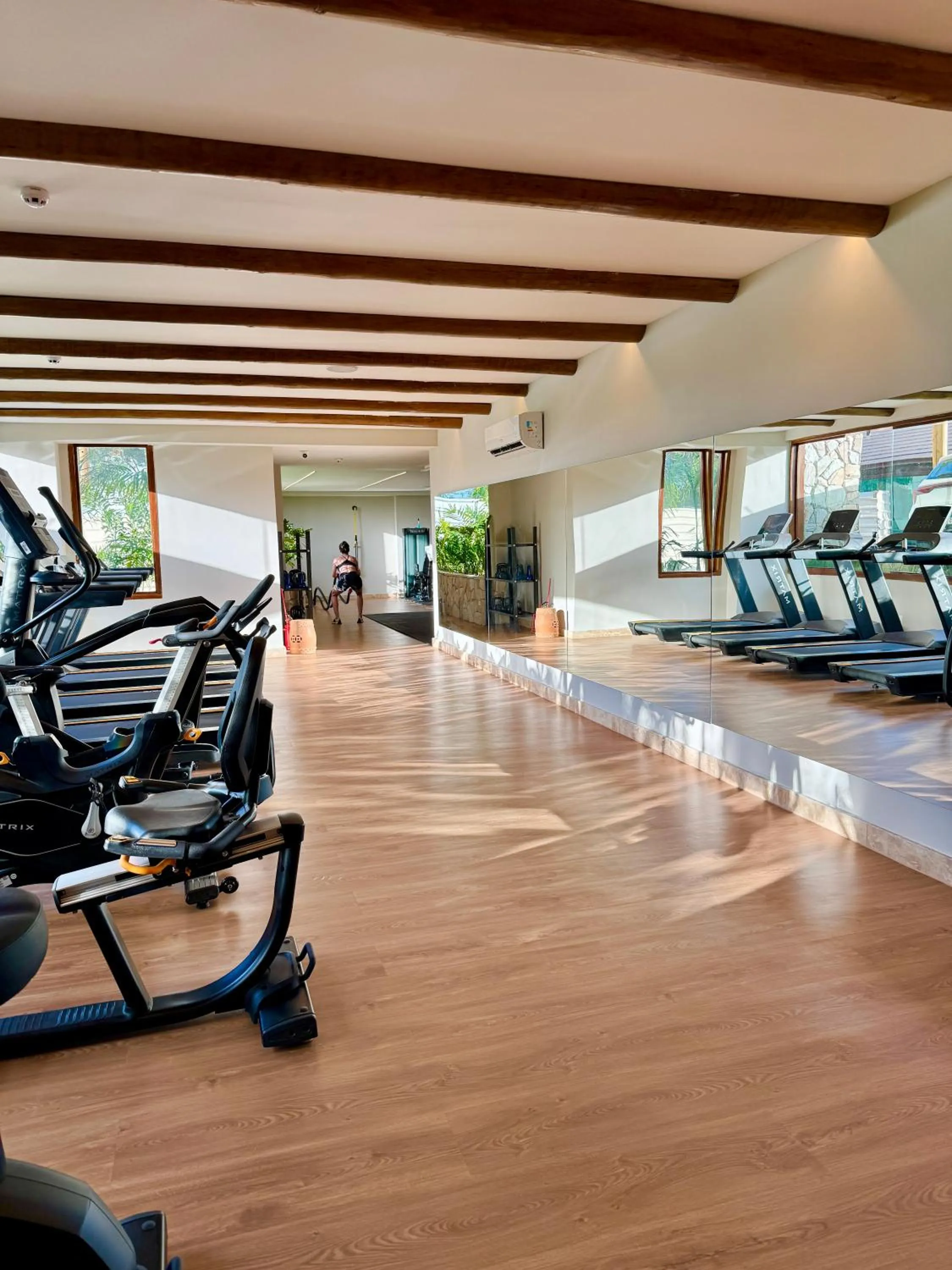 Fitness centre/facilities in Samoa Villa Resort