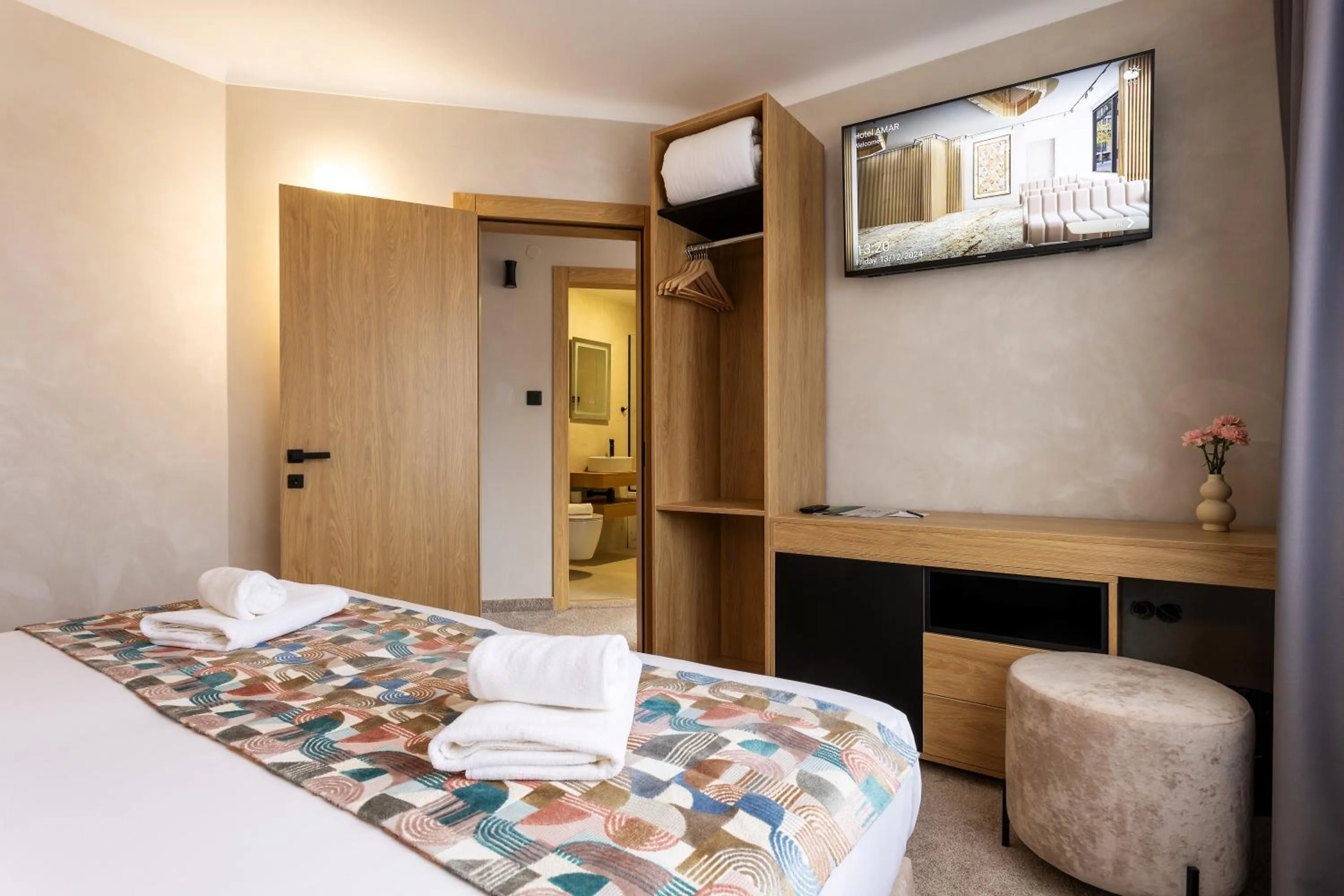 Bed in AMAR Design Hotel by HMG