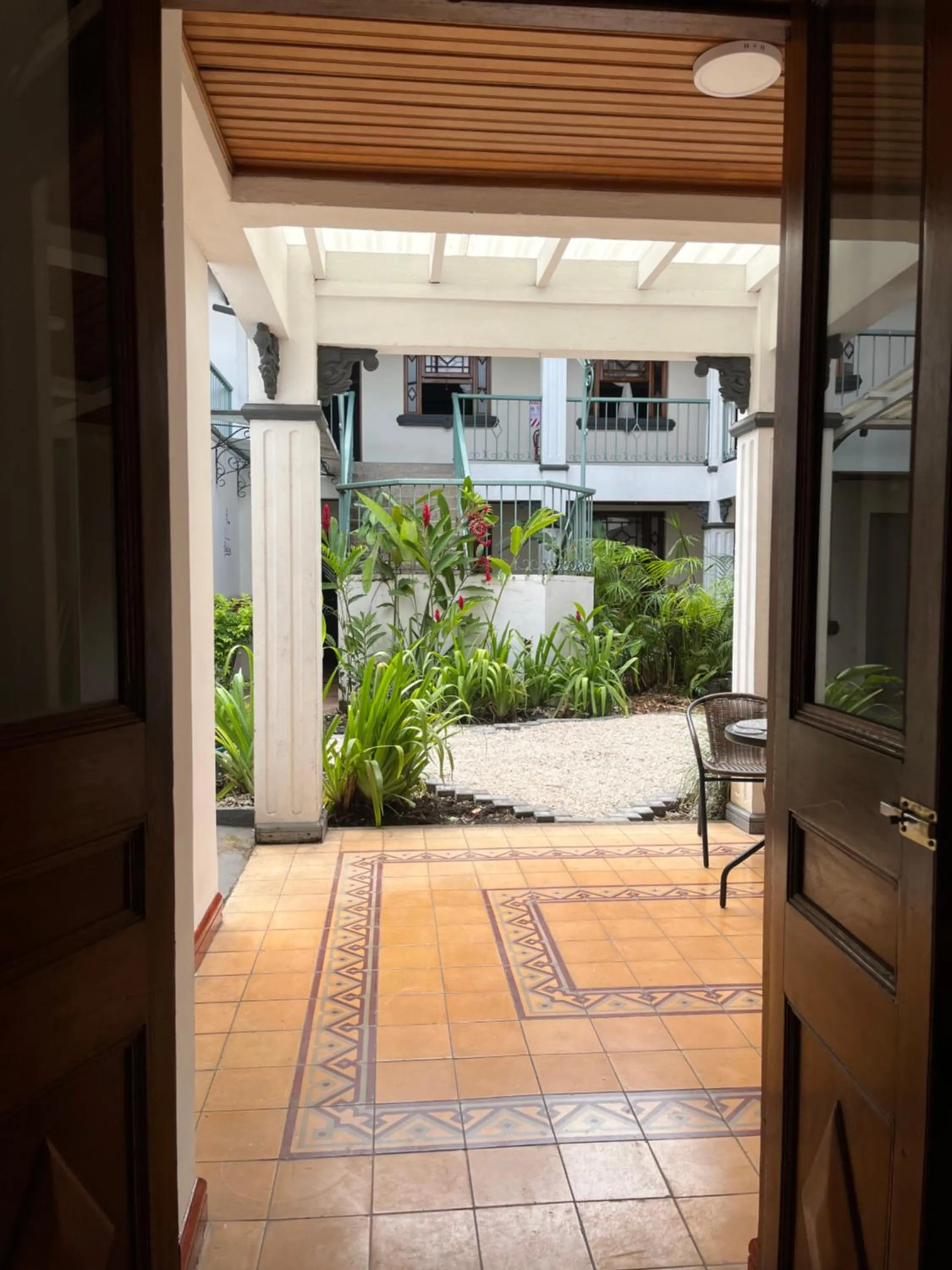 Garden in The Victorian Hotel