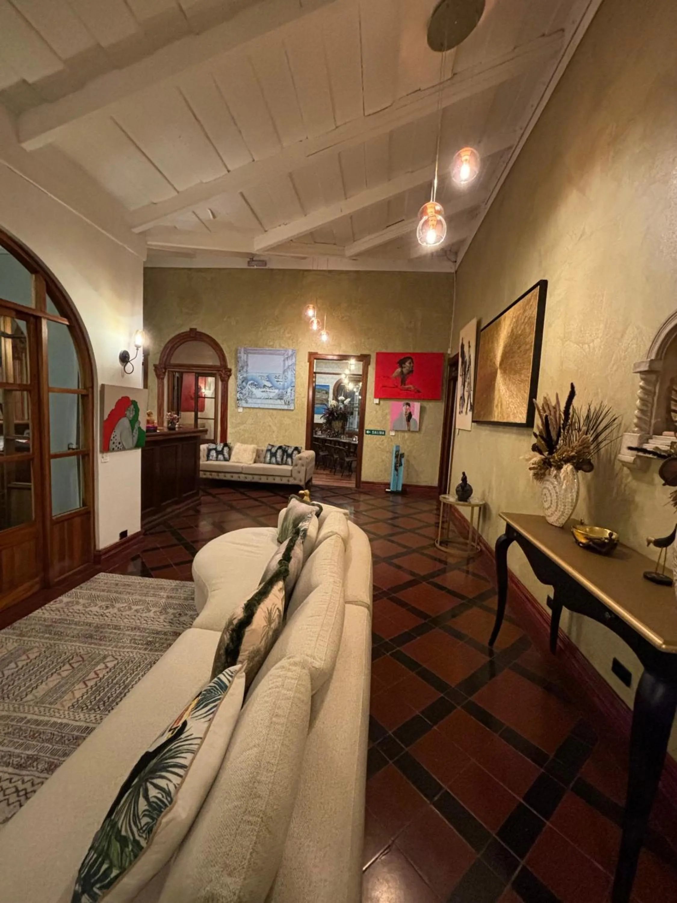 Living room in The Victorian Hotel