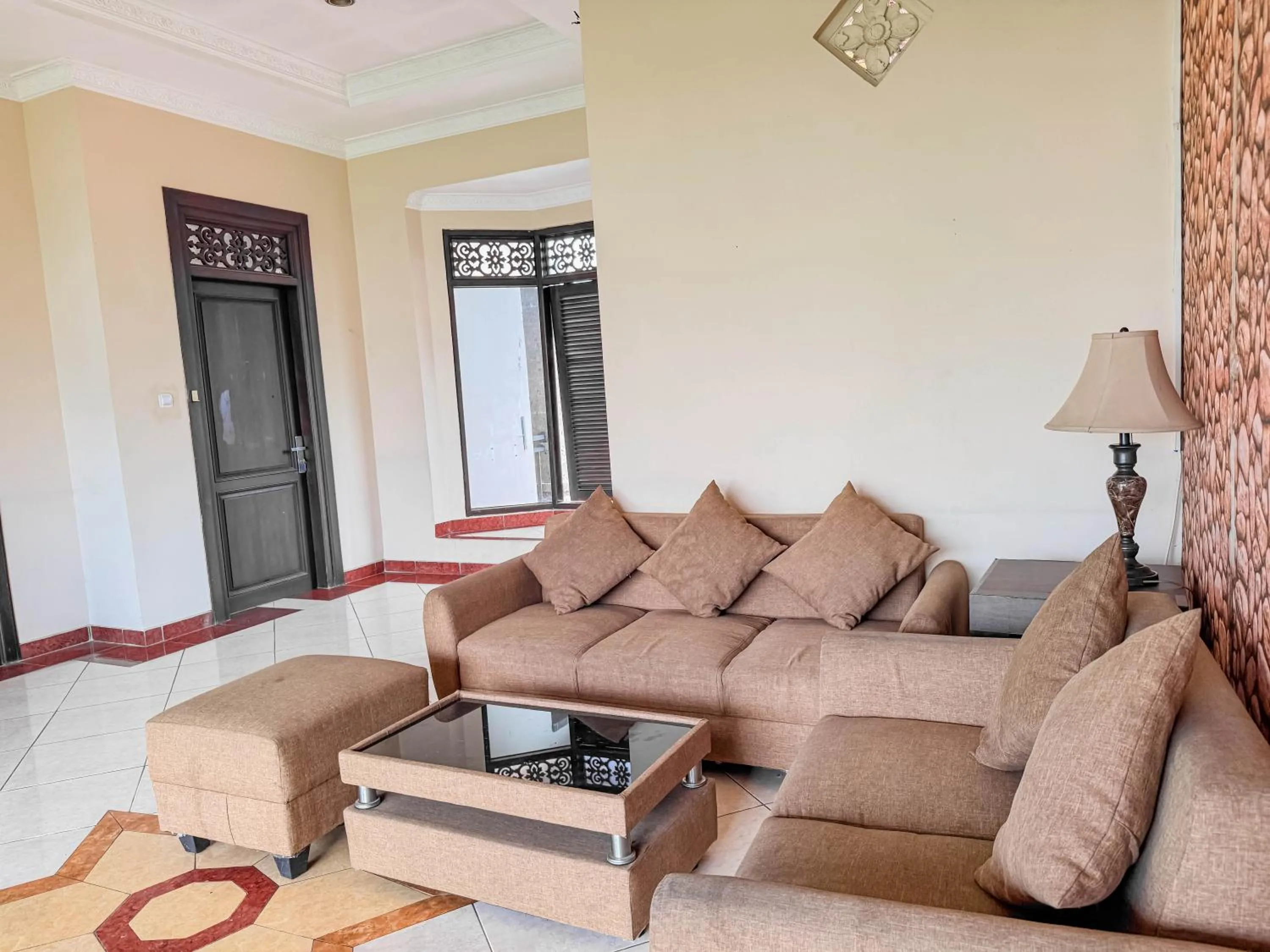 Living room in Griya Shanti Homestay