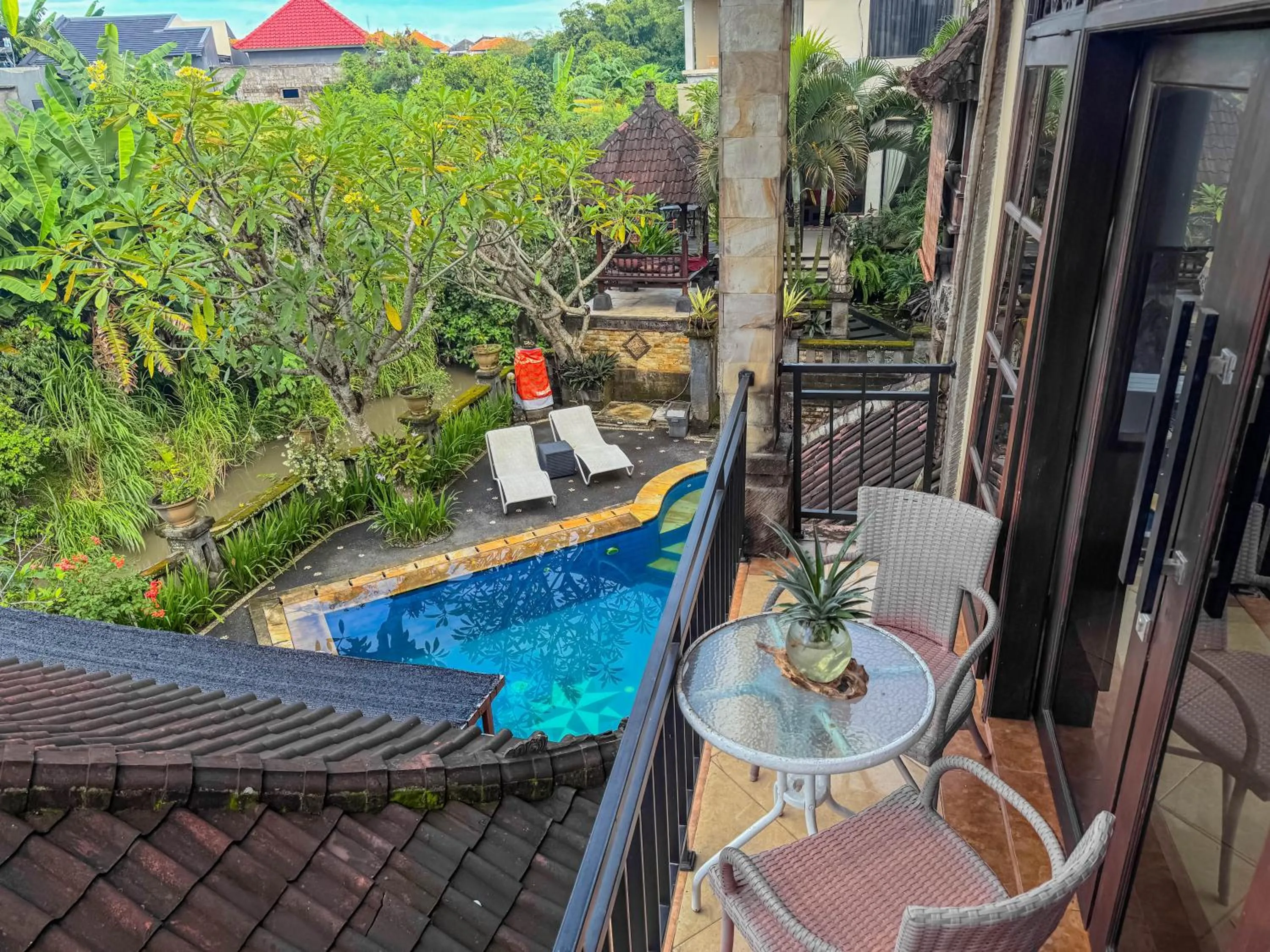 Patio in Griya Shanti Homestay