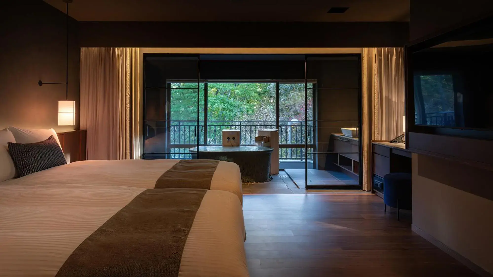 Bed in Nasu-Onsen Shinshun no Kago Hewitt Resort Bed in Nasu-Onsen Shinshun no Kago Hewitt Resort