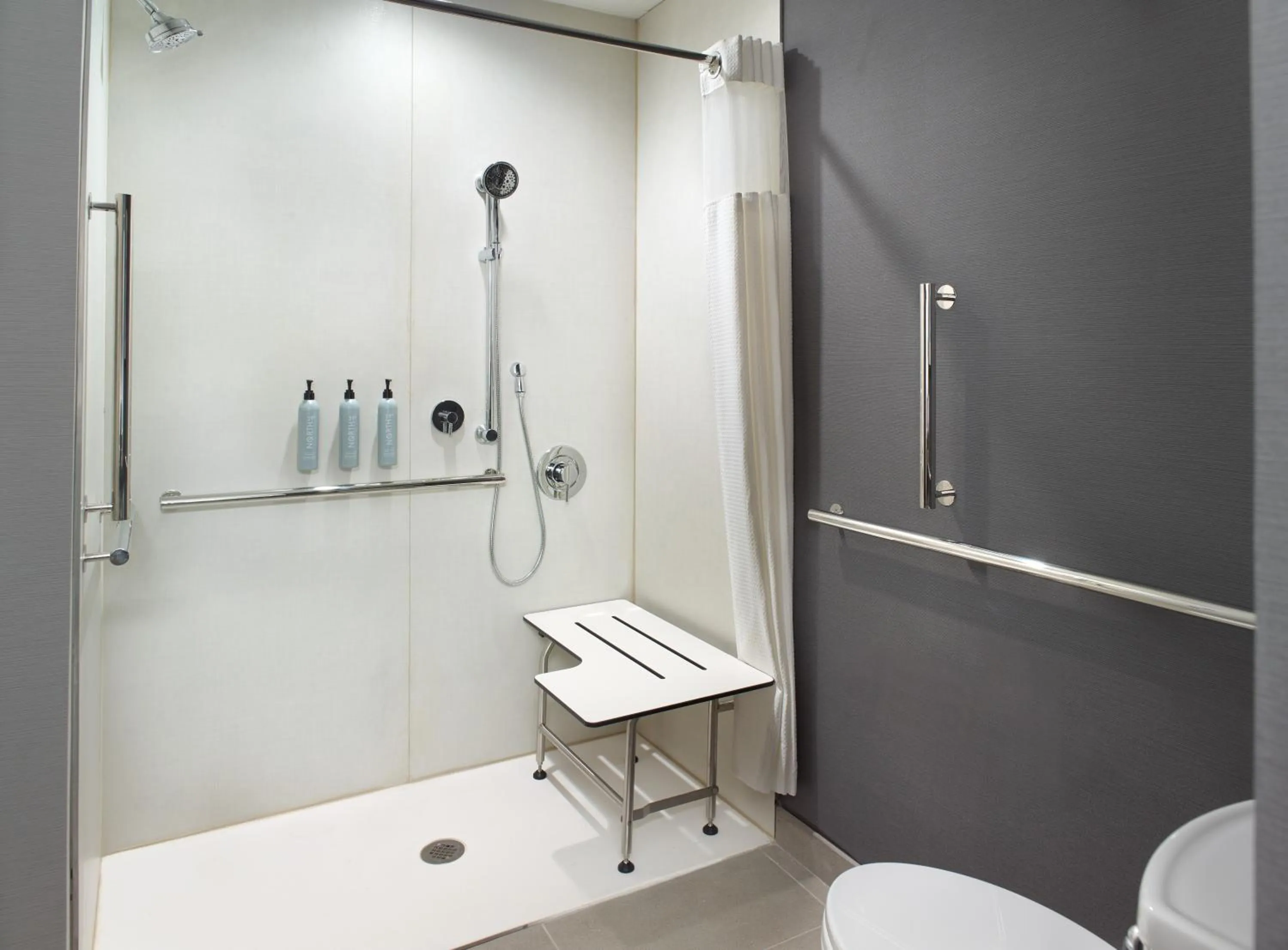 Shower in Courtyard by Marriott Atlanta Covington