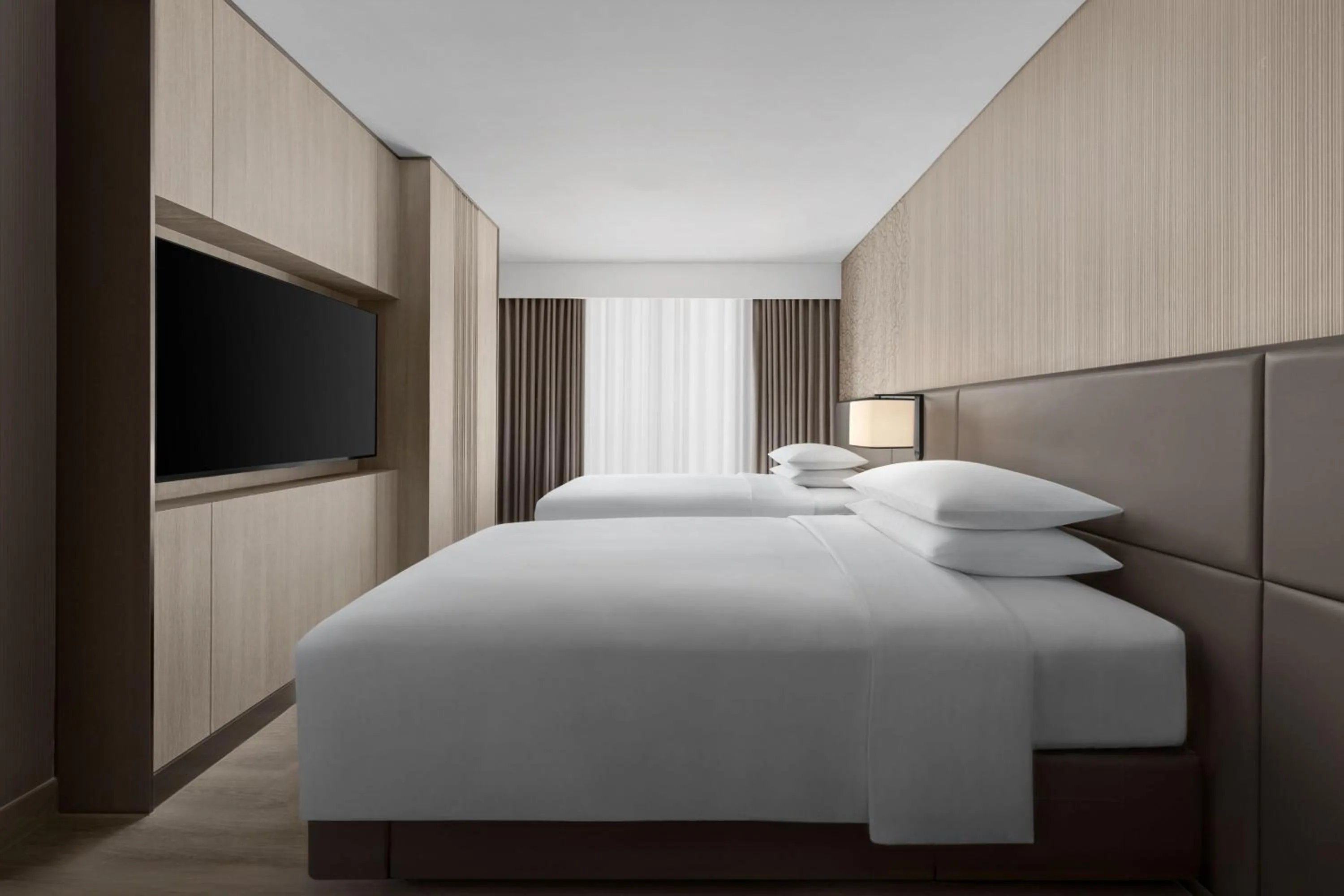 Bedroom, Bed in Marriott Executive Apartments, Bangkok Townhall Sukhumvit