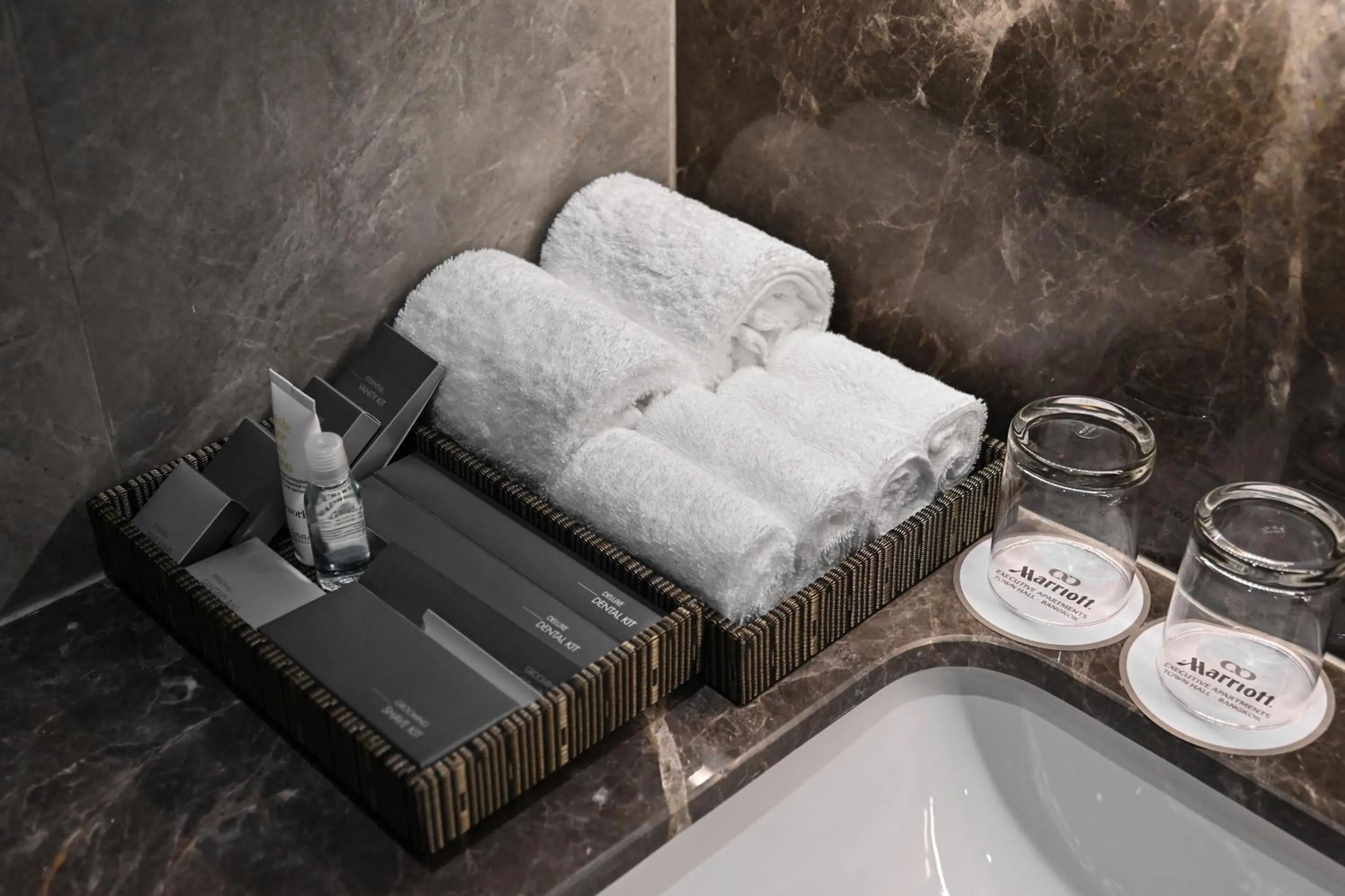 Bathroom in Marriott Executive Apartments, Bangkok Townhall Sukhumvit